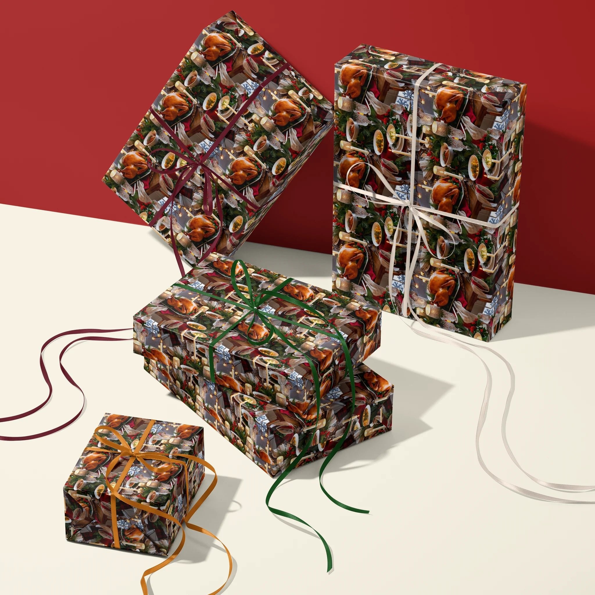 Merry and Bright Bite Gift Wrapping Paper