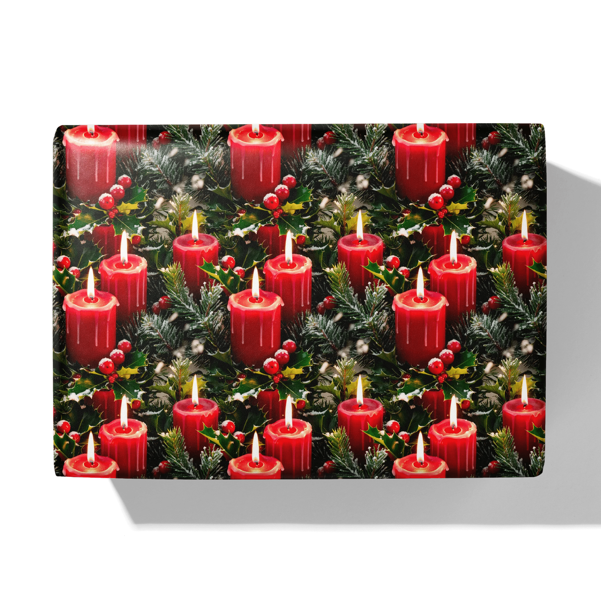 Holly Jolly Flicker Gift Wrapping Paper