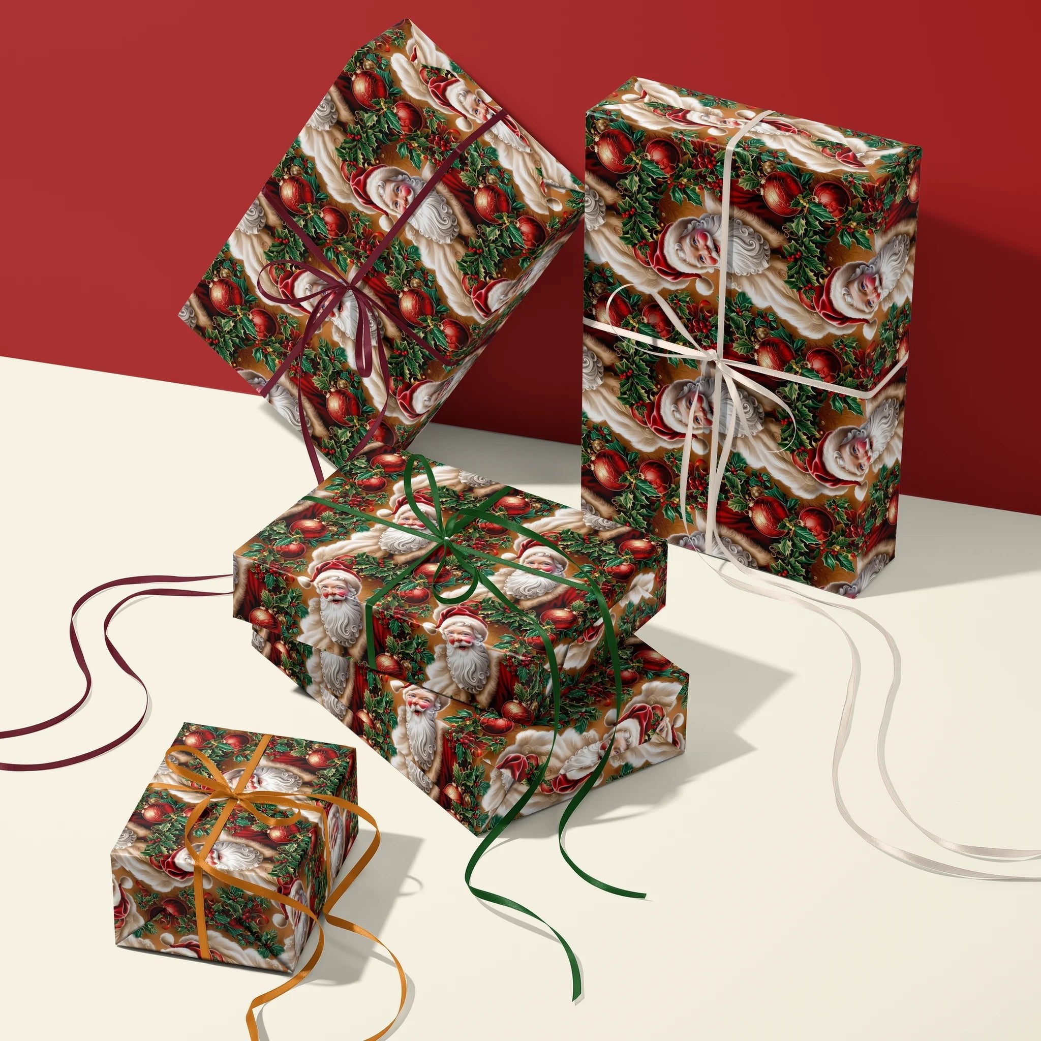 Santa’s Side Hustle Gift Wrapping Paper
