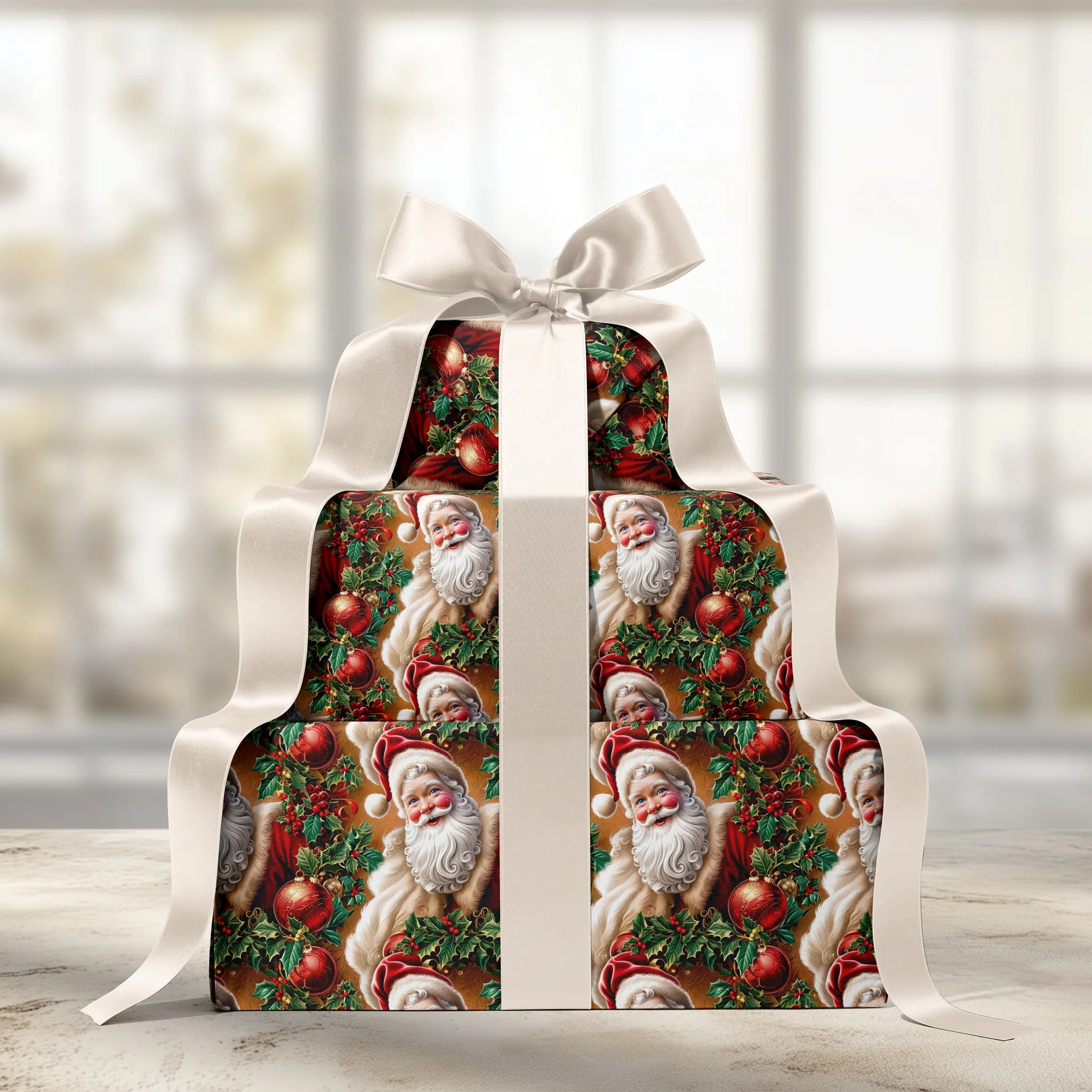 Santa’s Side Hustle Gift Wrapping Paper
