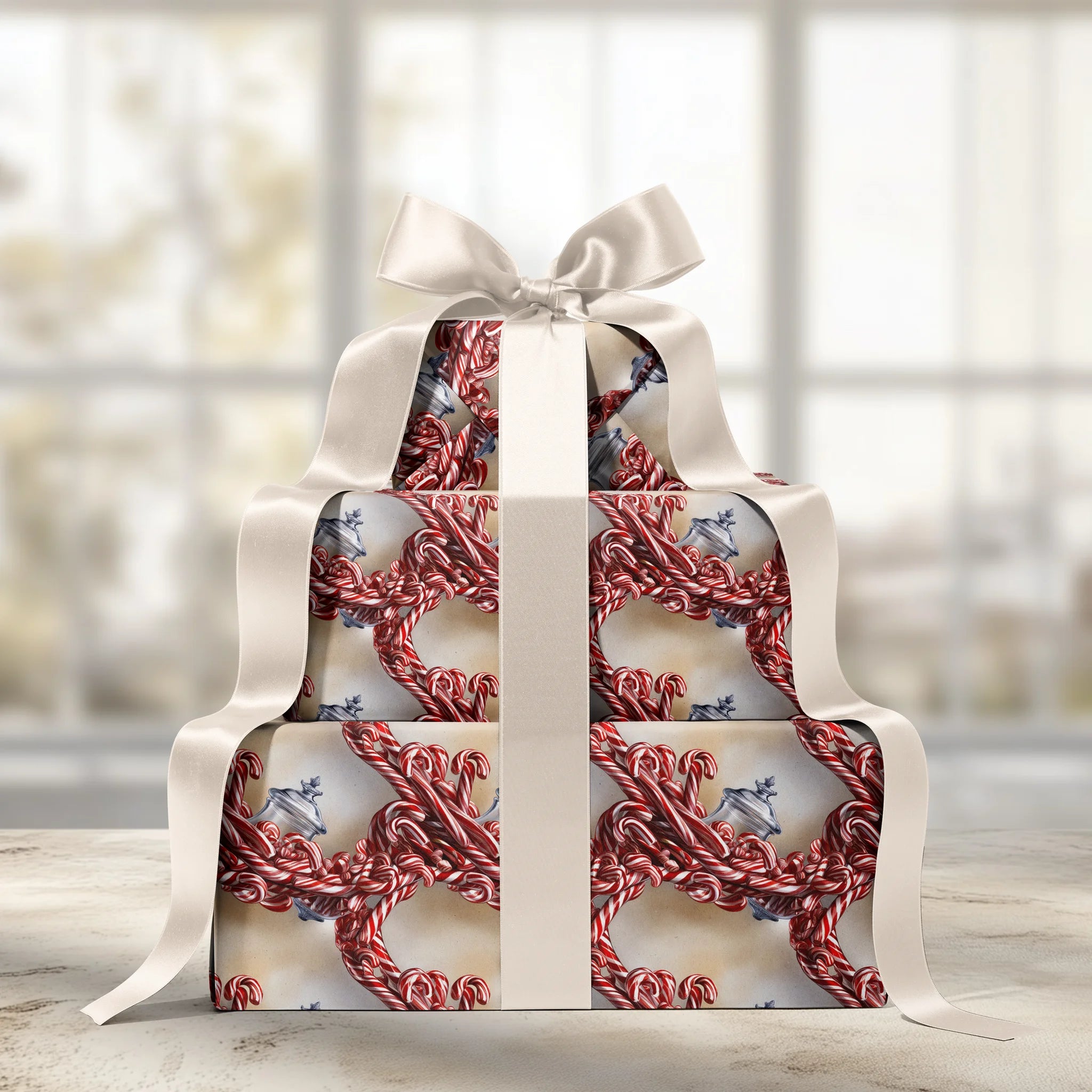 Peppermint Parade Gift Wrapping Paper