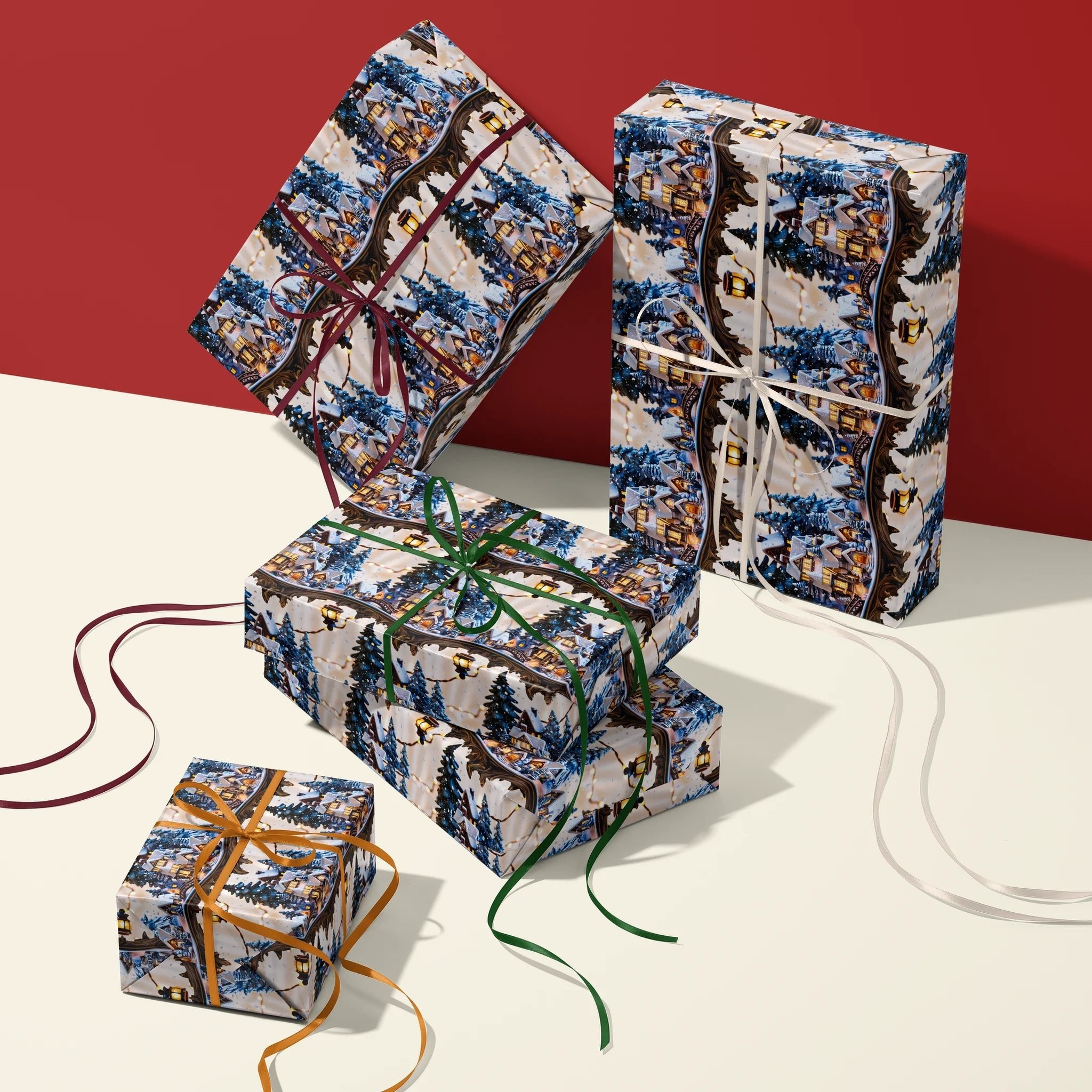Frosted Welcome Gift Wrapping Paper