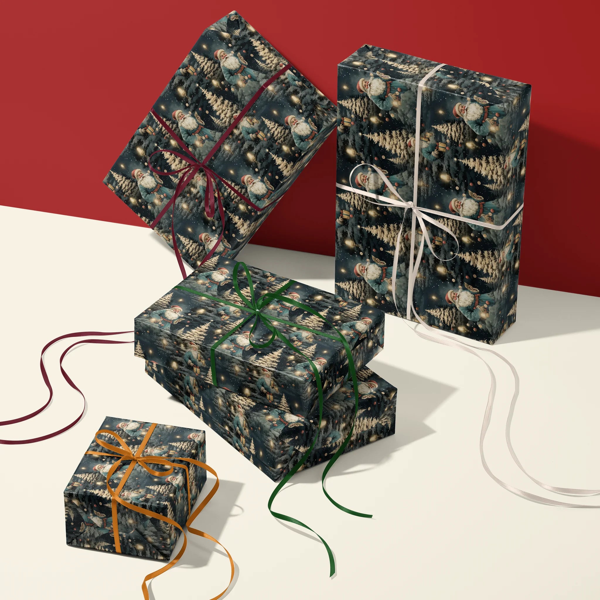 Present Clause Gift Wrapping Paper