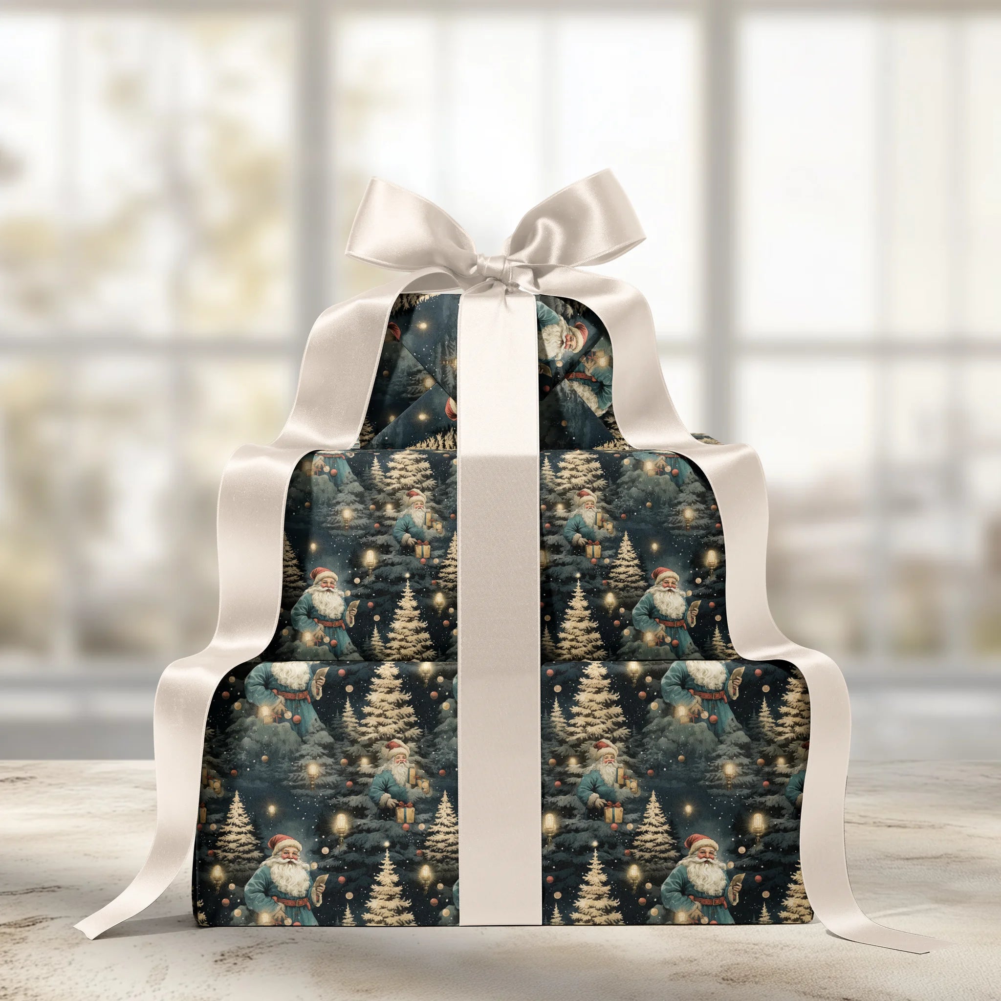 Present Clause Gift Wrapping Paper
