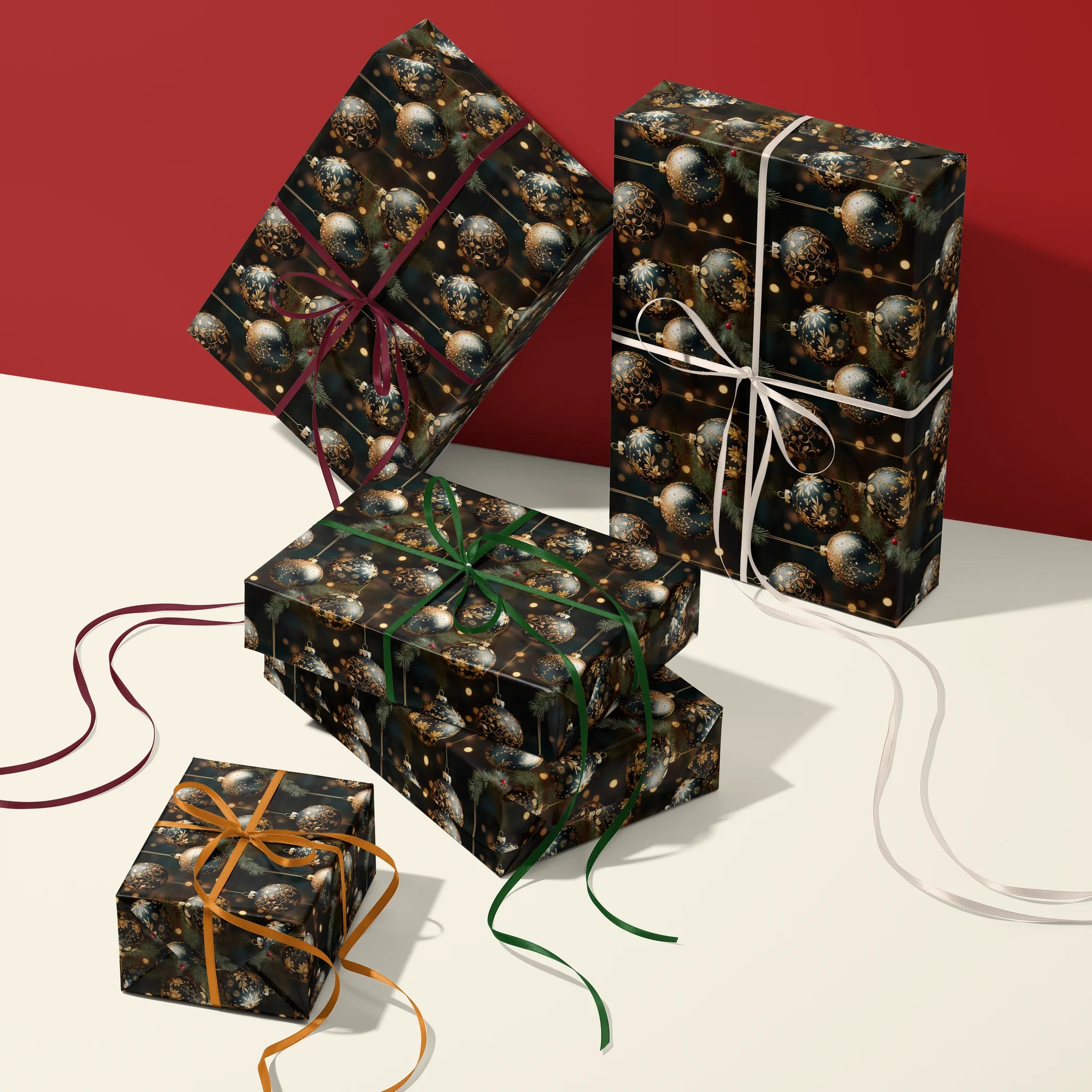Bauble Up Gift Wrapping Paper