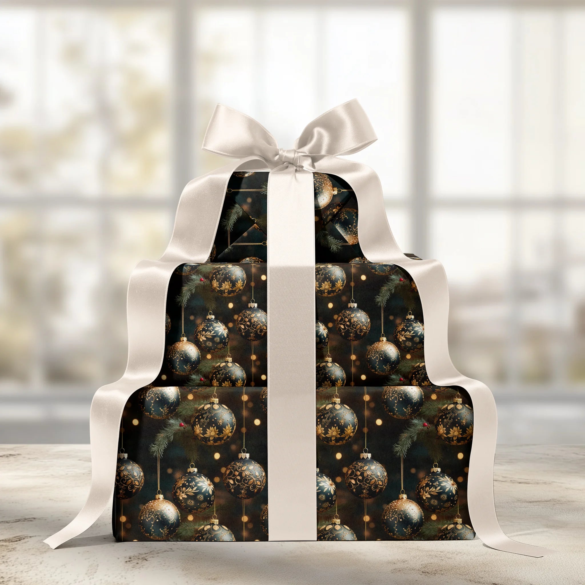 Bauble Up Gift Wrapping Paper
