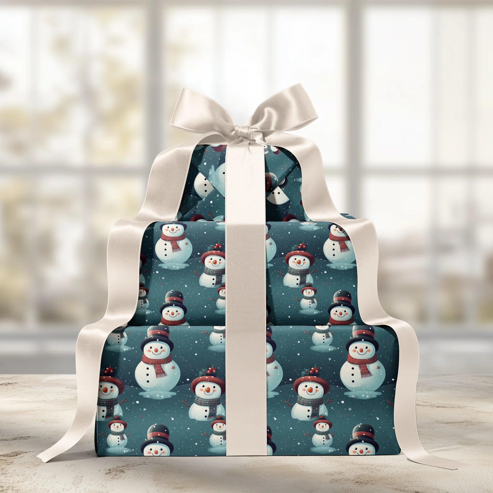 Snow Many Thanks Gift Wrapping Paper