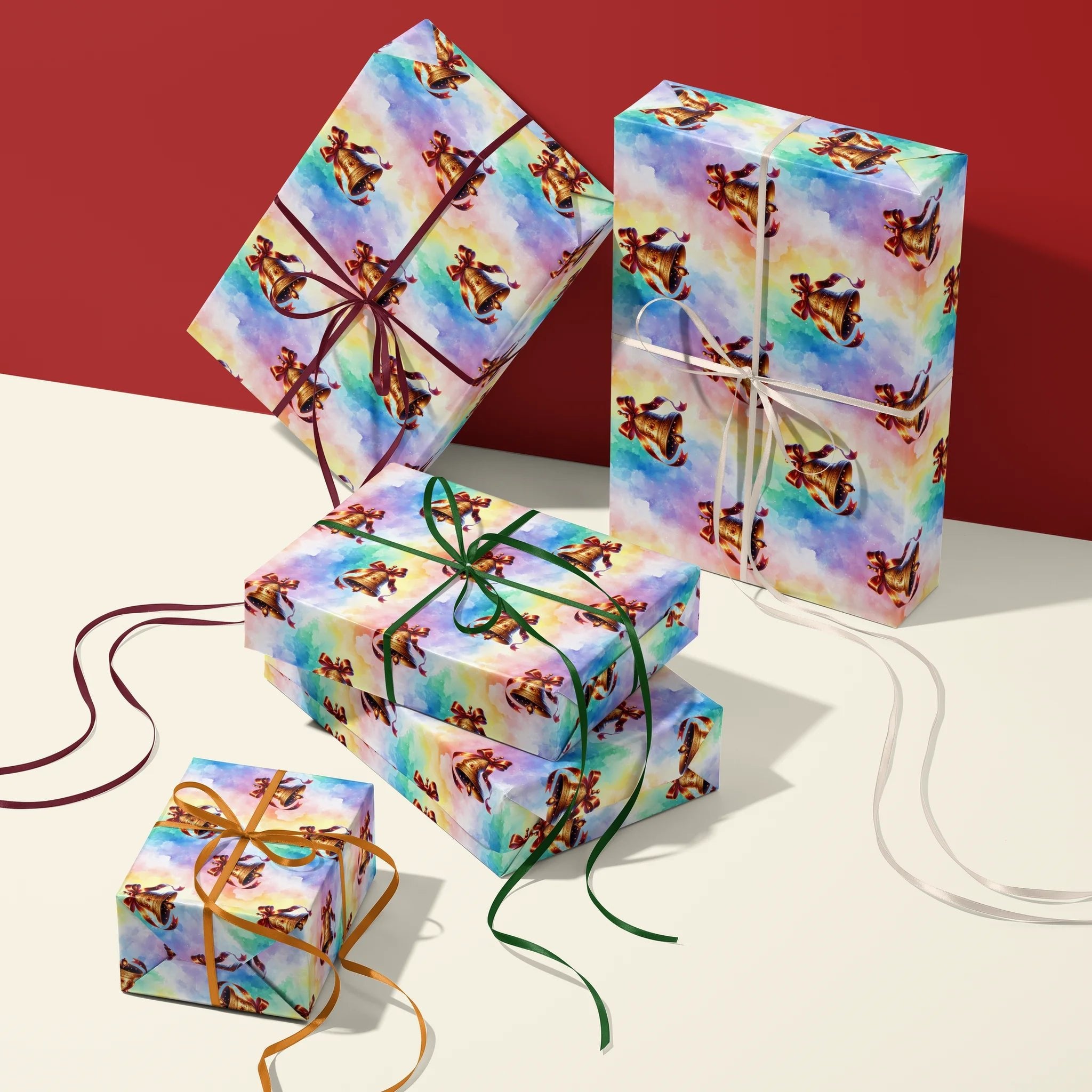 Ring in Cheer Gift Wrapping Paper