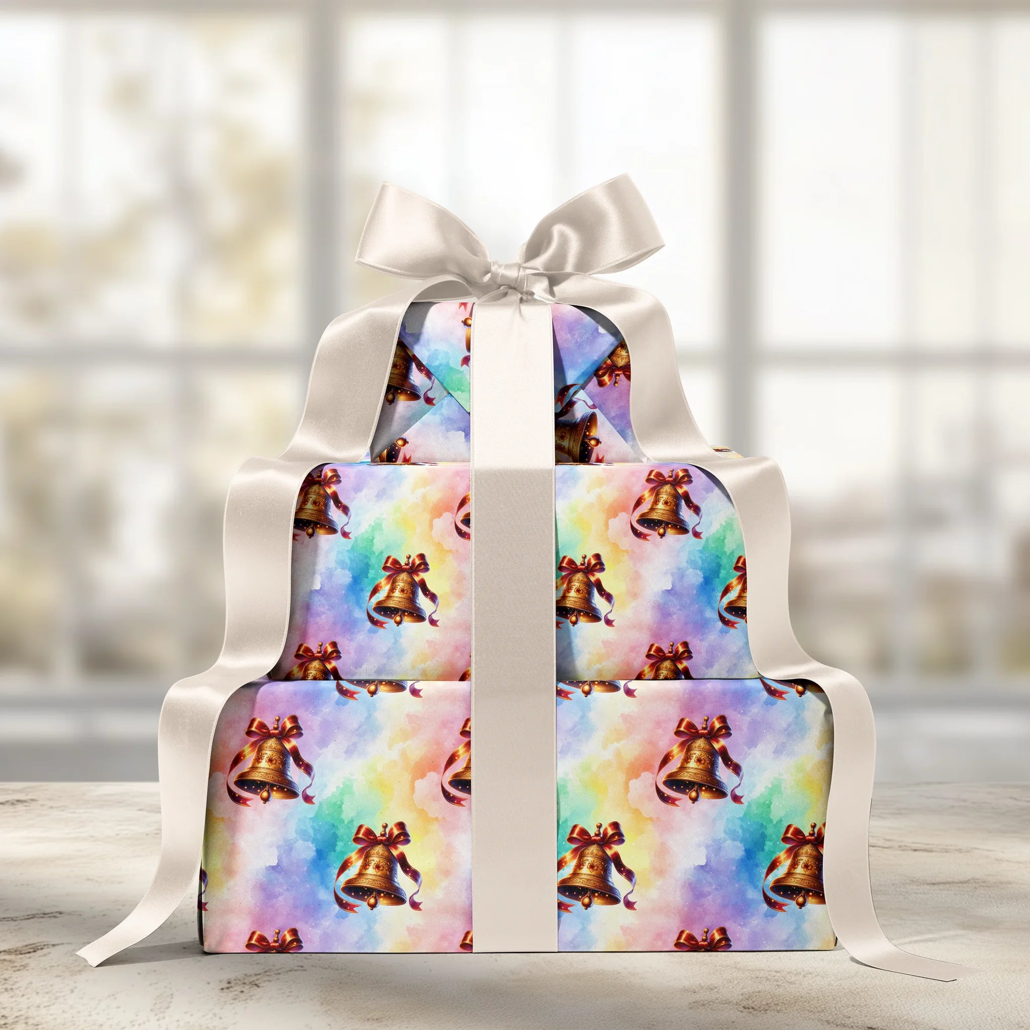 Ring in Cheer Gift Wrapping Paper