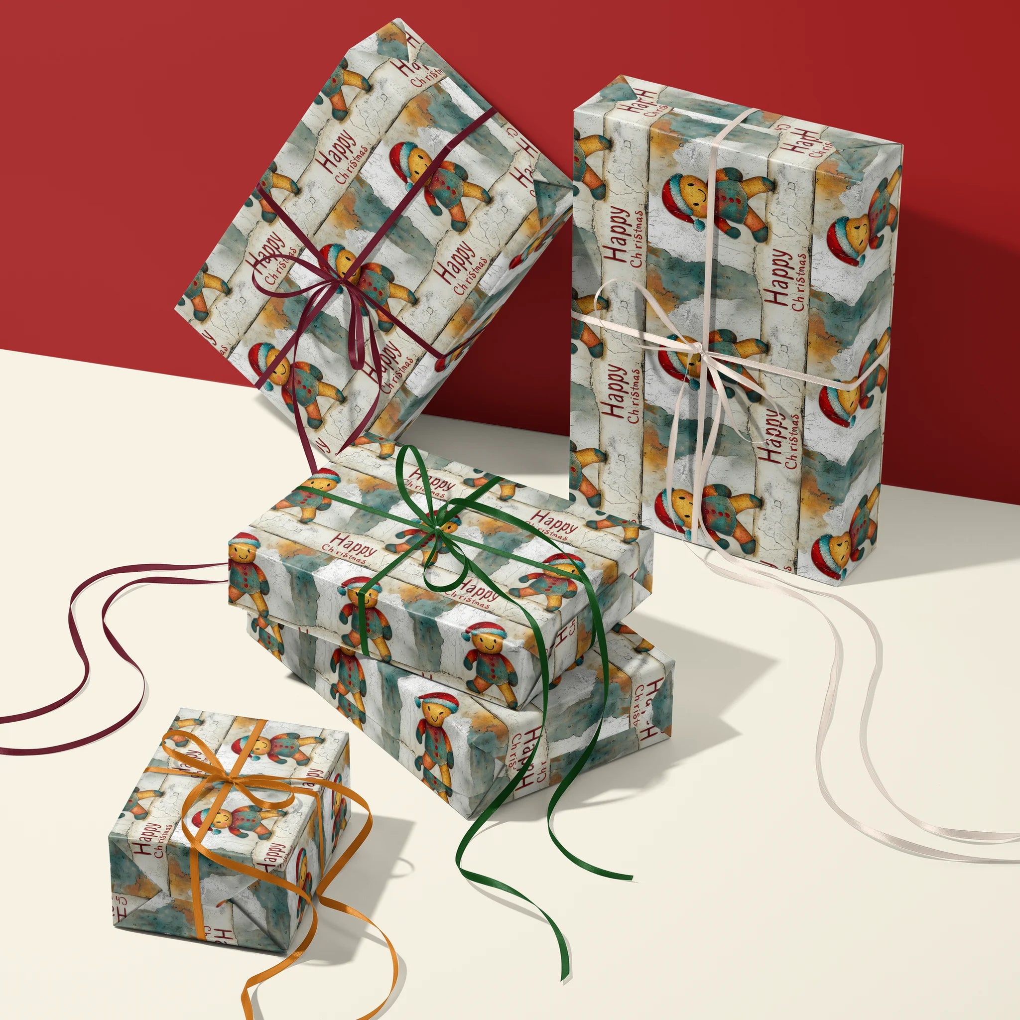 Merry Munchkins Gift Wrapping Paper