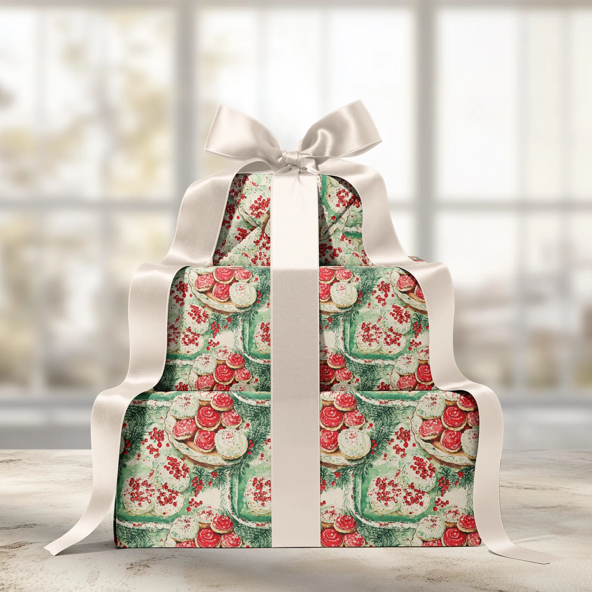 Cookie Swap Gift Wrapping Paper