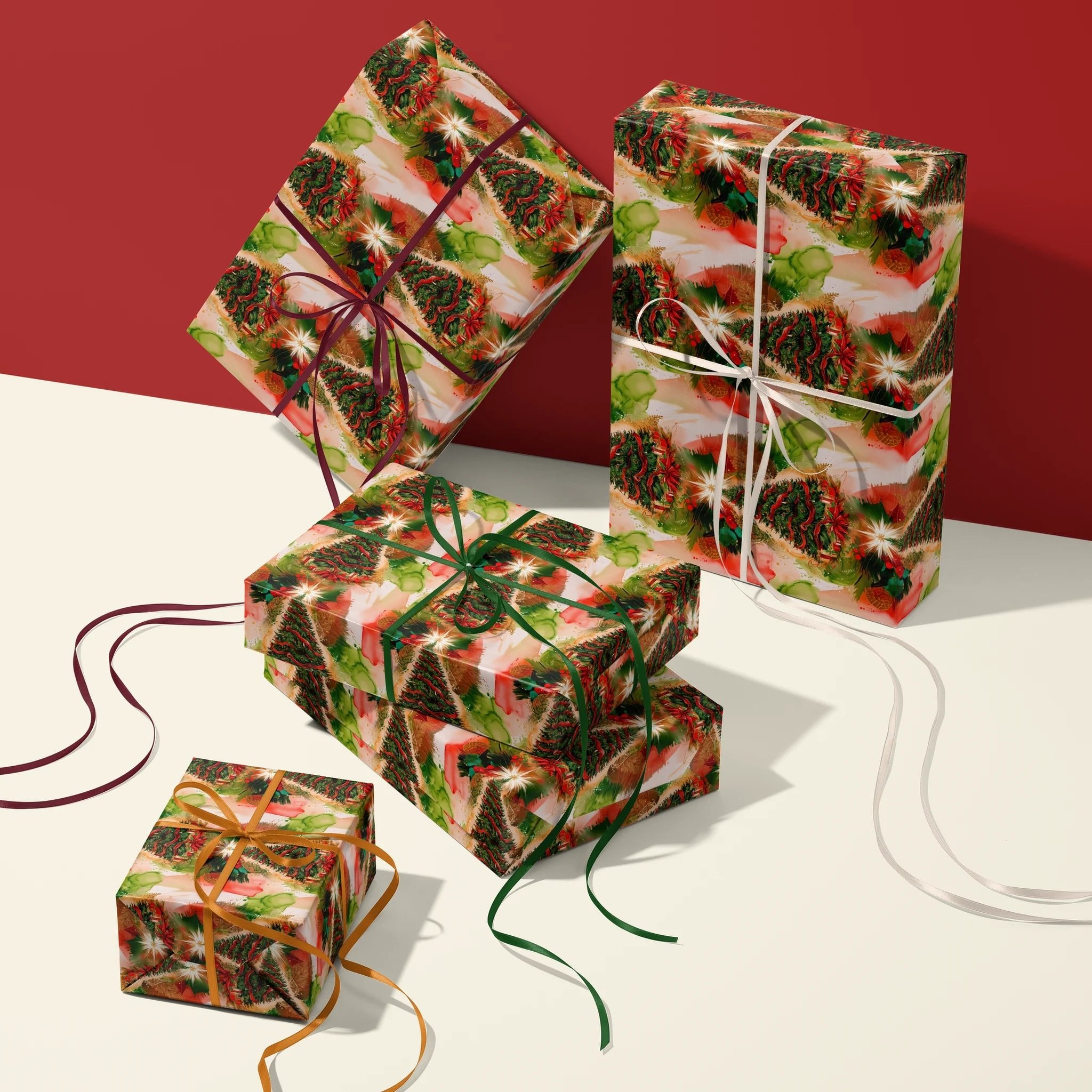 Carol Countdown Gift Wrapping Paper