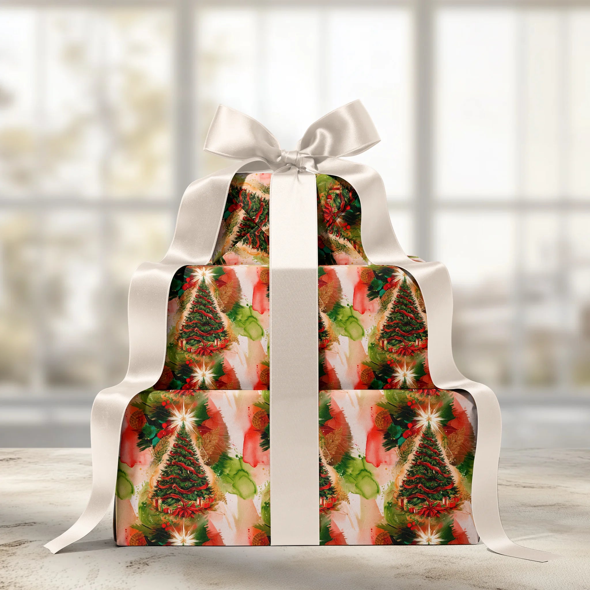 Carol Countdown Gift Wrapping Paper