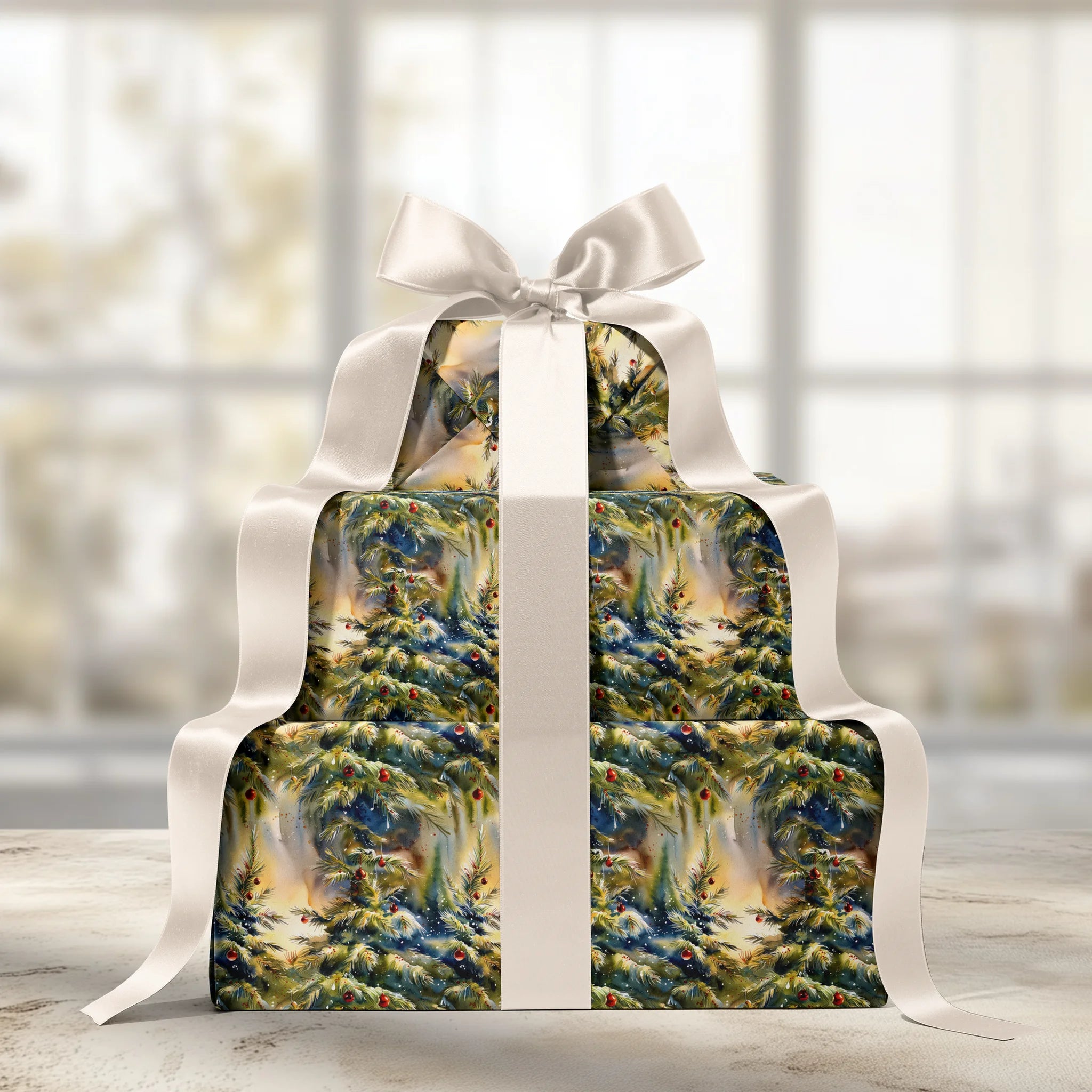 Spruced for the Season Gift Wrapping Paper
