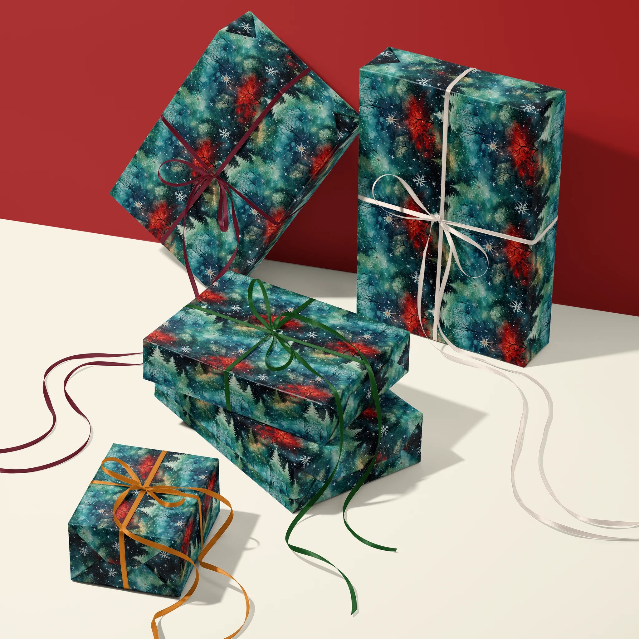 Starry Eyed Surprise Gift Wrapping Paper