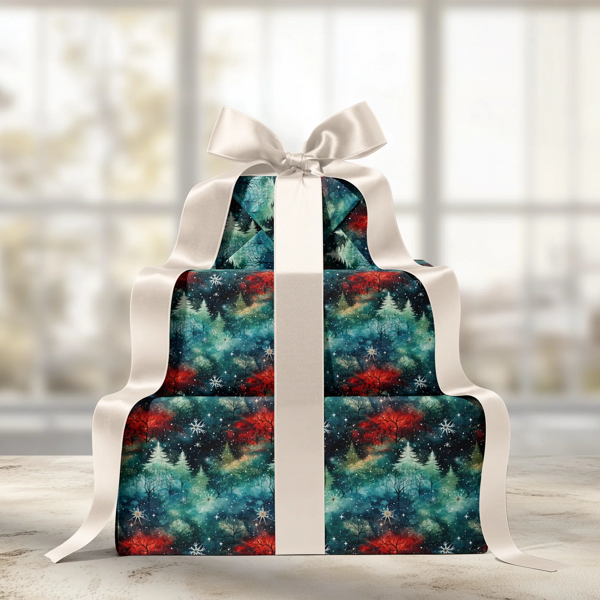Starry Eyed Surprise Gift Wrapping Paper
