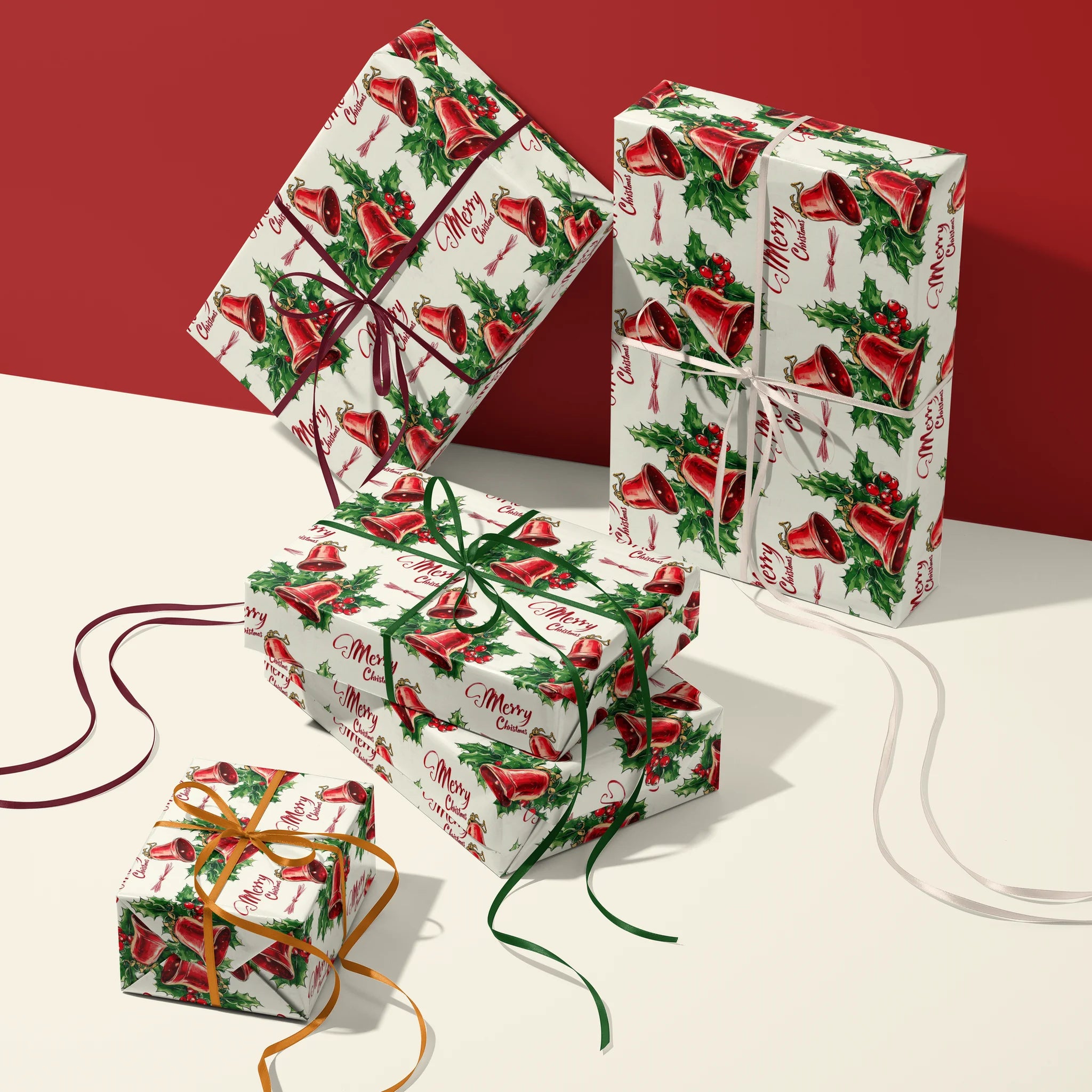 Holly-Day Herald Gift Wrapping Paper