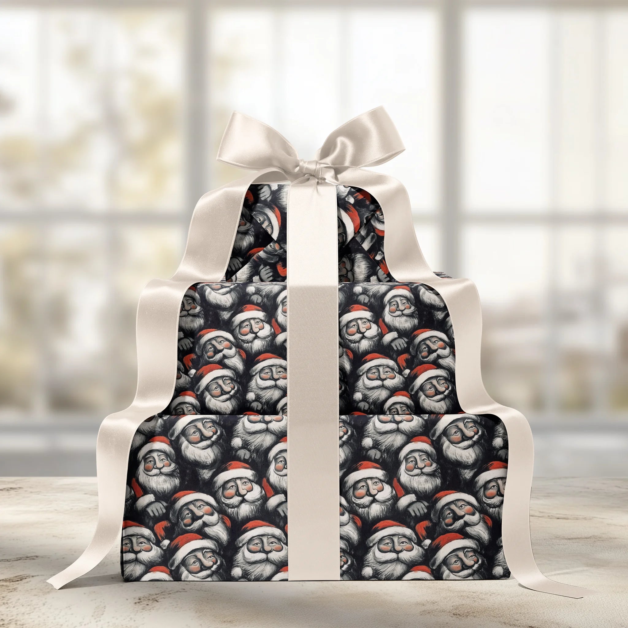 Secret Santa Squad Gift Wrapping Paper