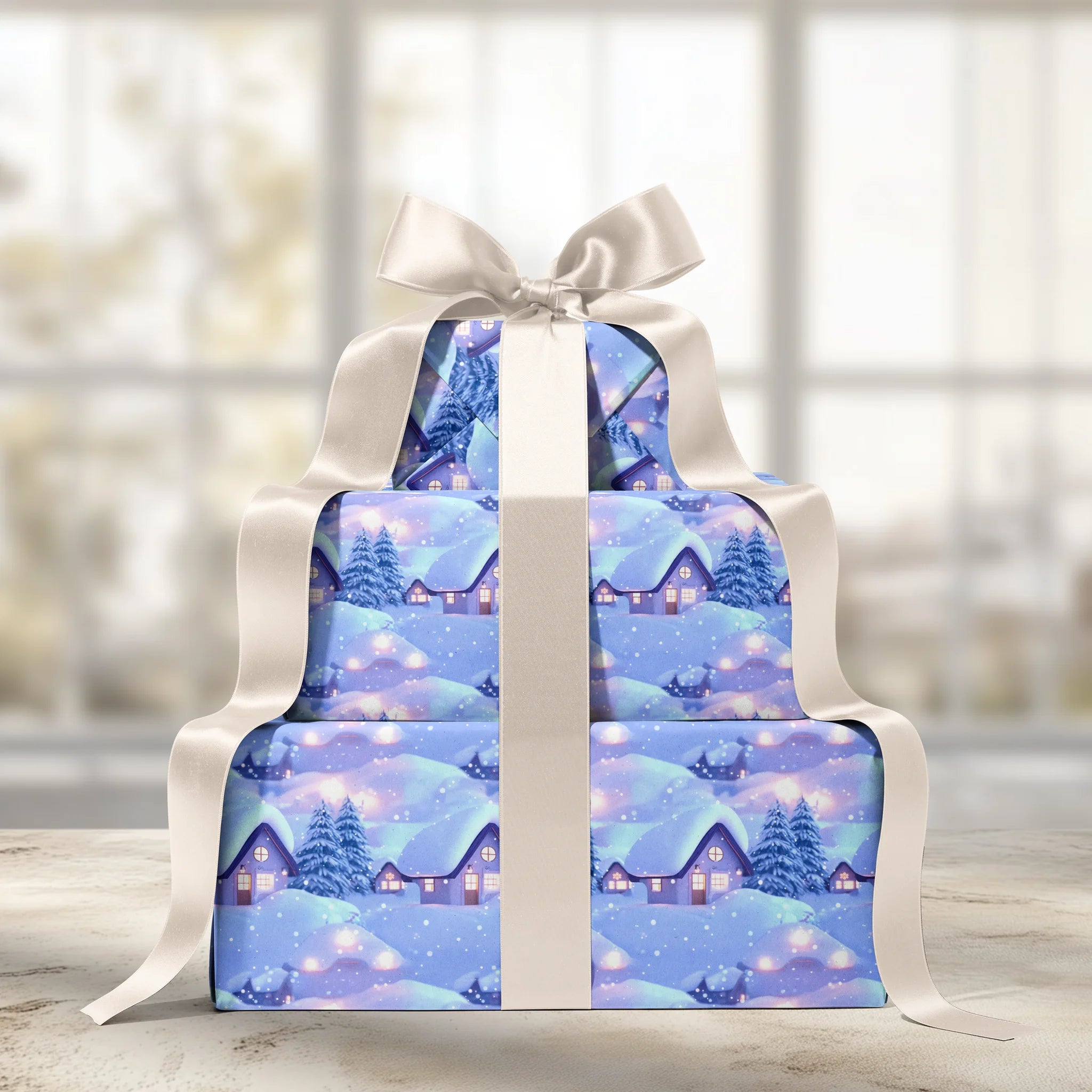 Let It Snowdown Gift Wrapping Paper