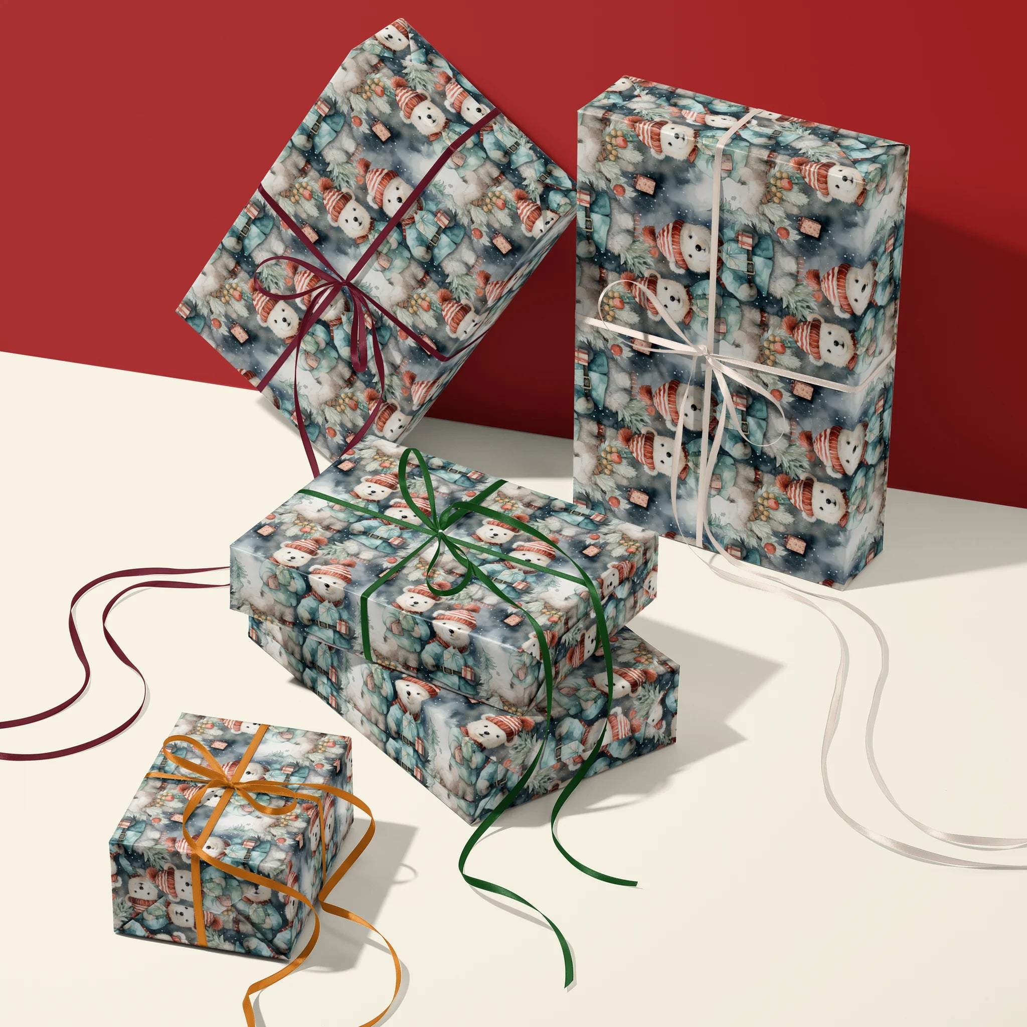 Polar Post Gift Wrapping Paper
