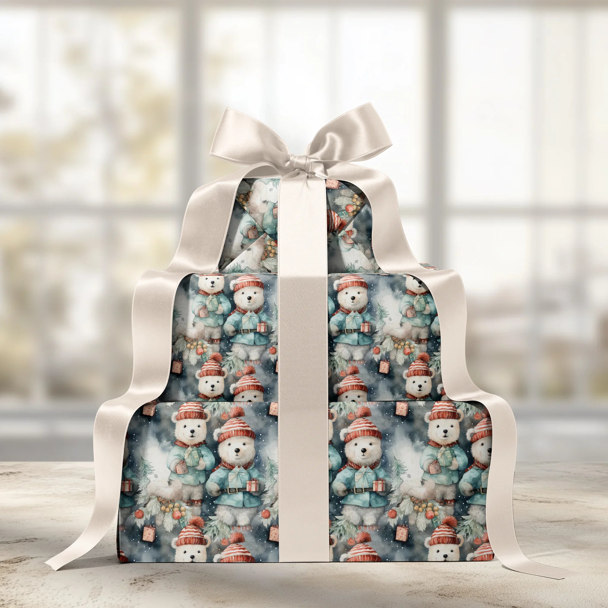 Polar Post Gift Wrapping Paper