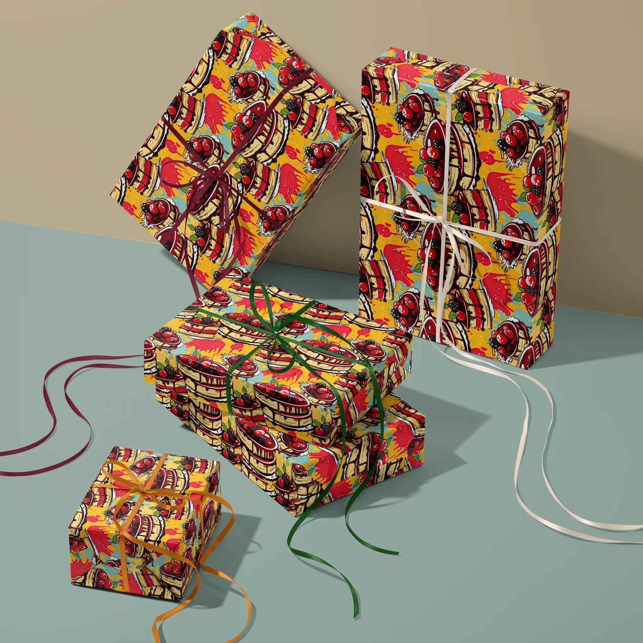 Merry Cakemas Gift Wrapping Paper