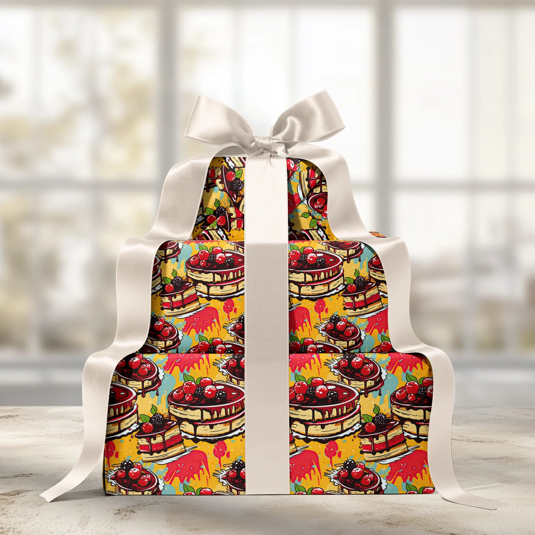 Merry Cakemas Gift Wrapping Paper