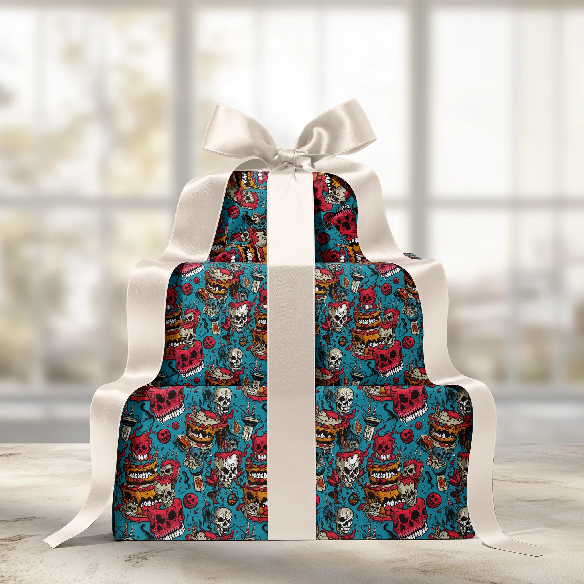 Cakewalk Creeps Gift Wrapping Paper