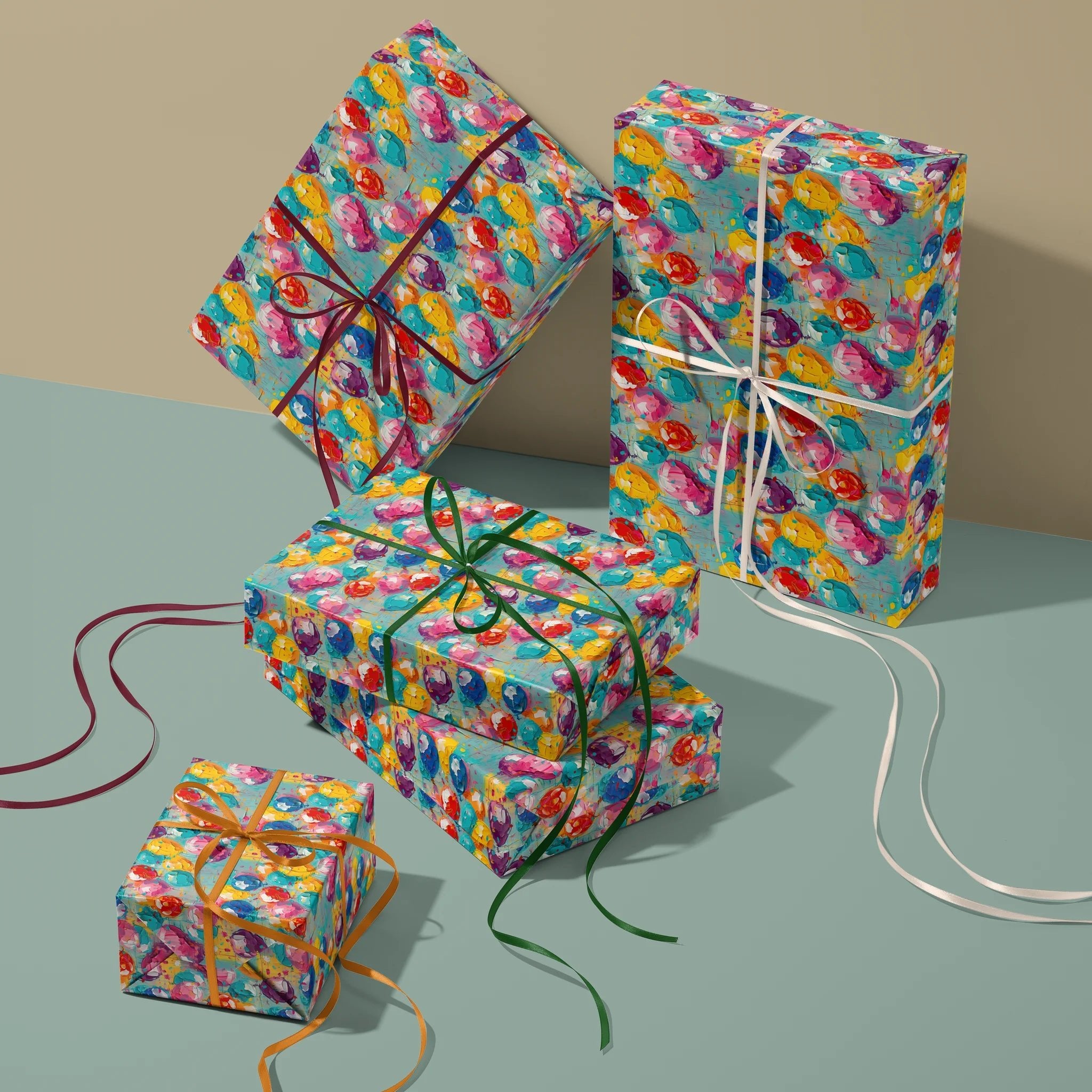 Sky High Surprise Gift Wrapping Paper