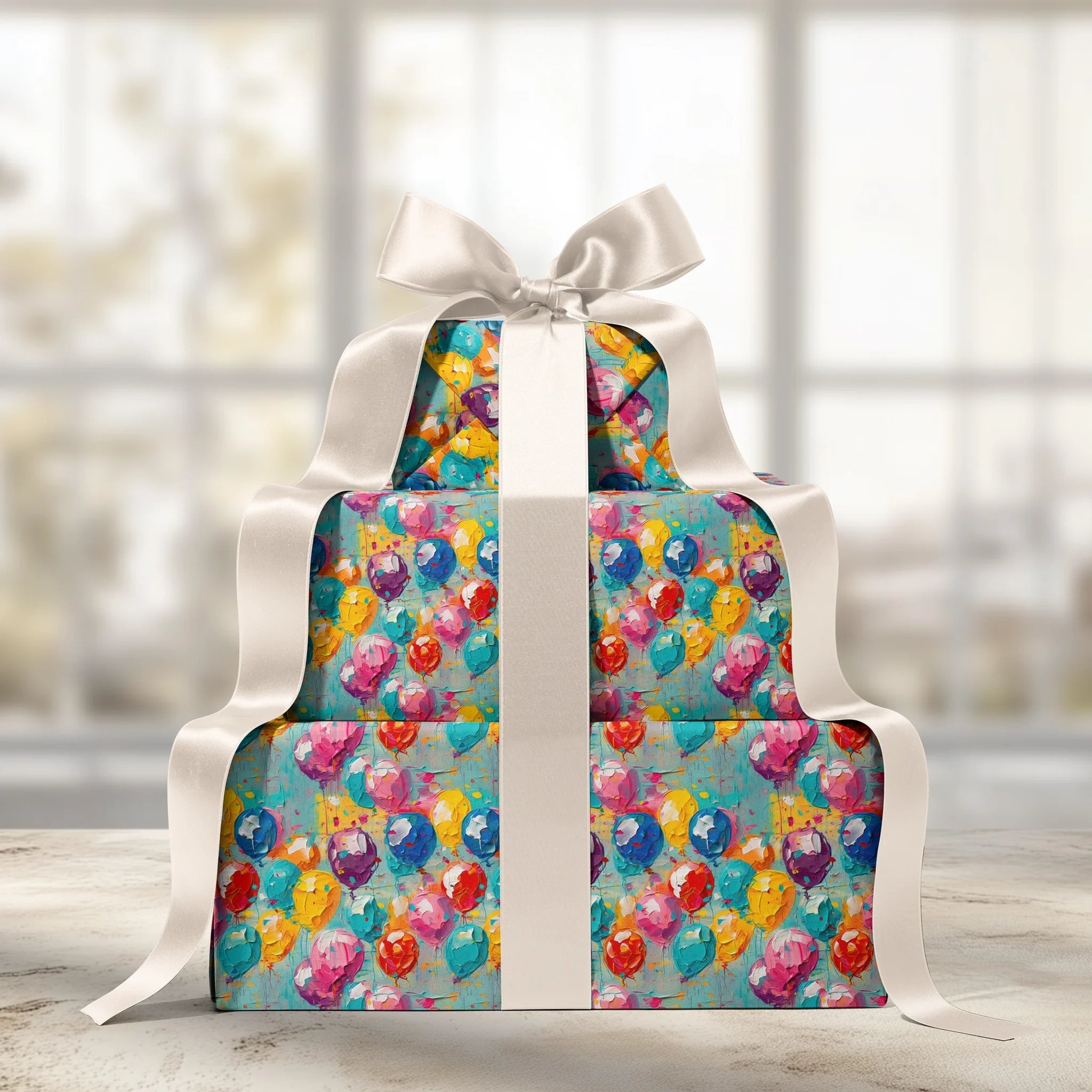 Sky High Surprise Gift Wrapping Paper