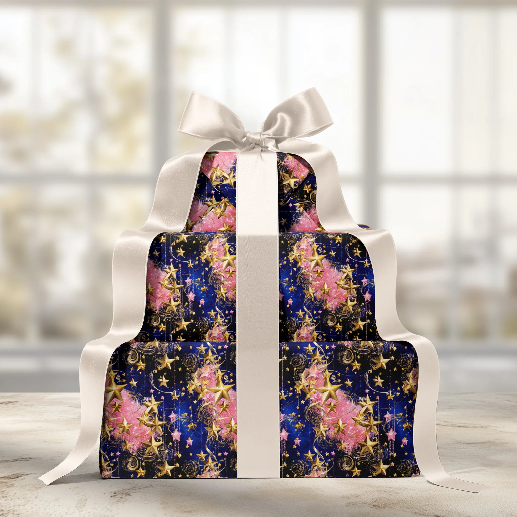 Starstruck Surprise Gift Wrapping Paper