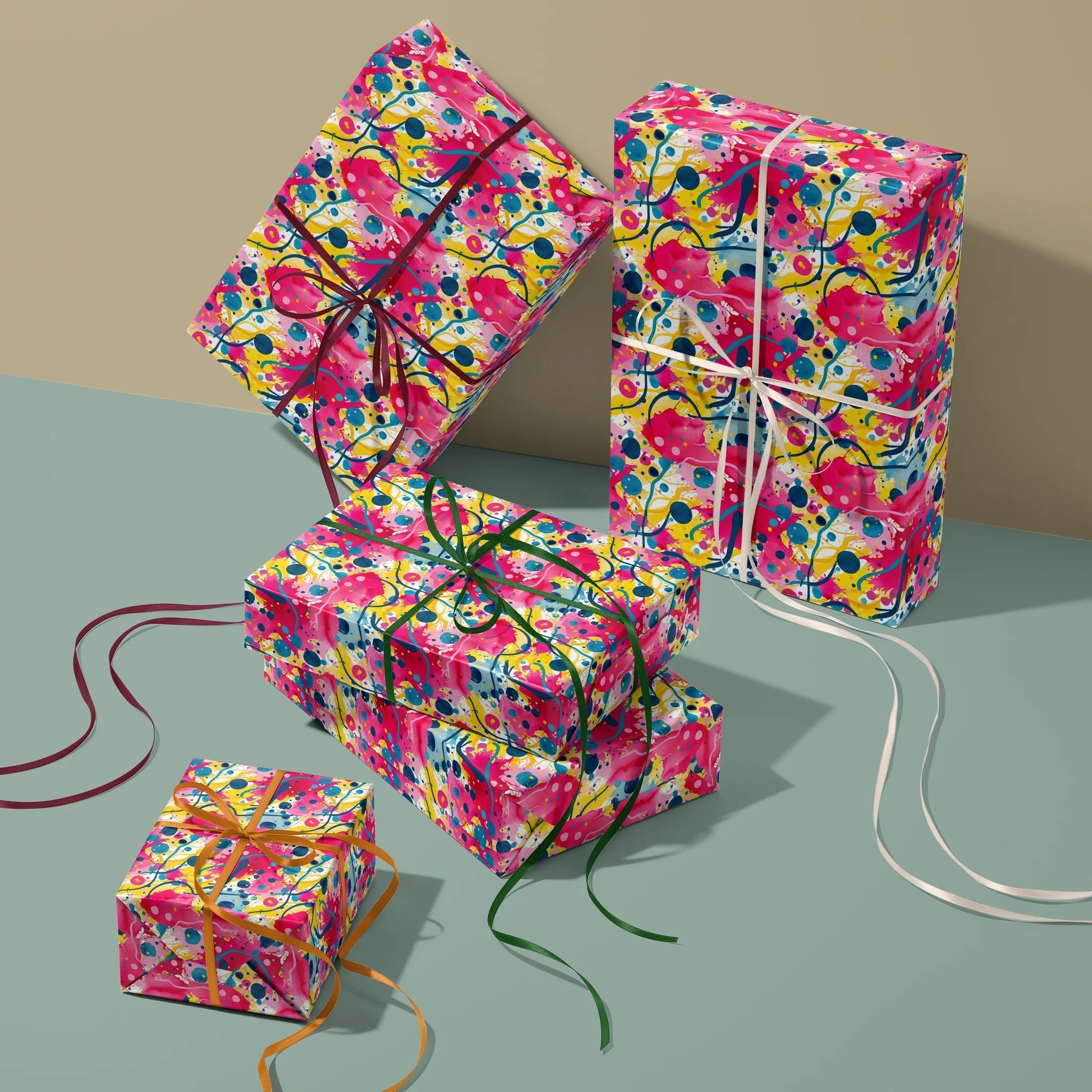 Splatter Matter Gift Wrapping Paper