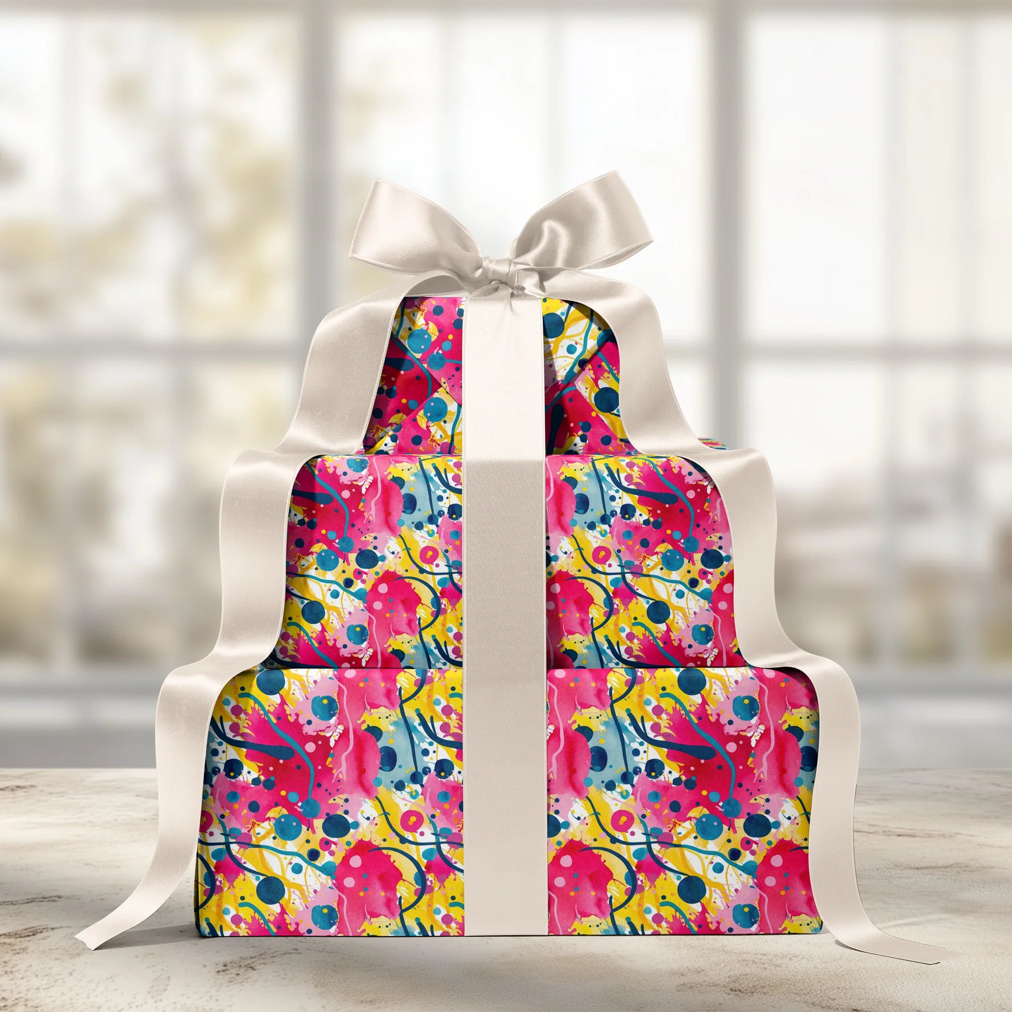 Splatter Matter Gift Wrapping Paper