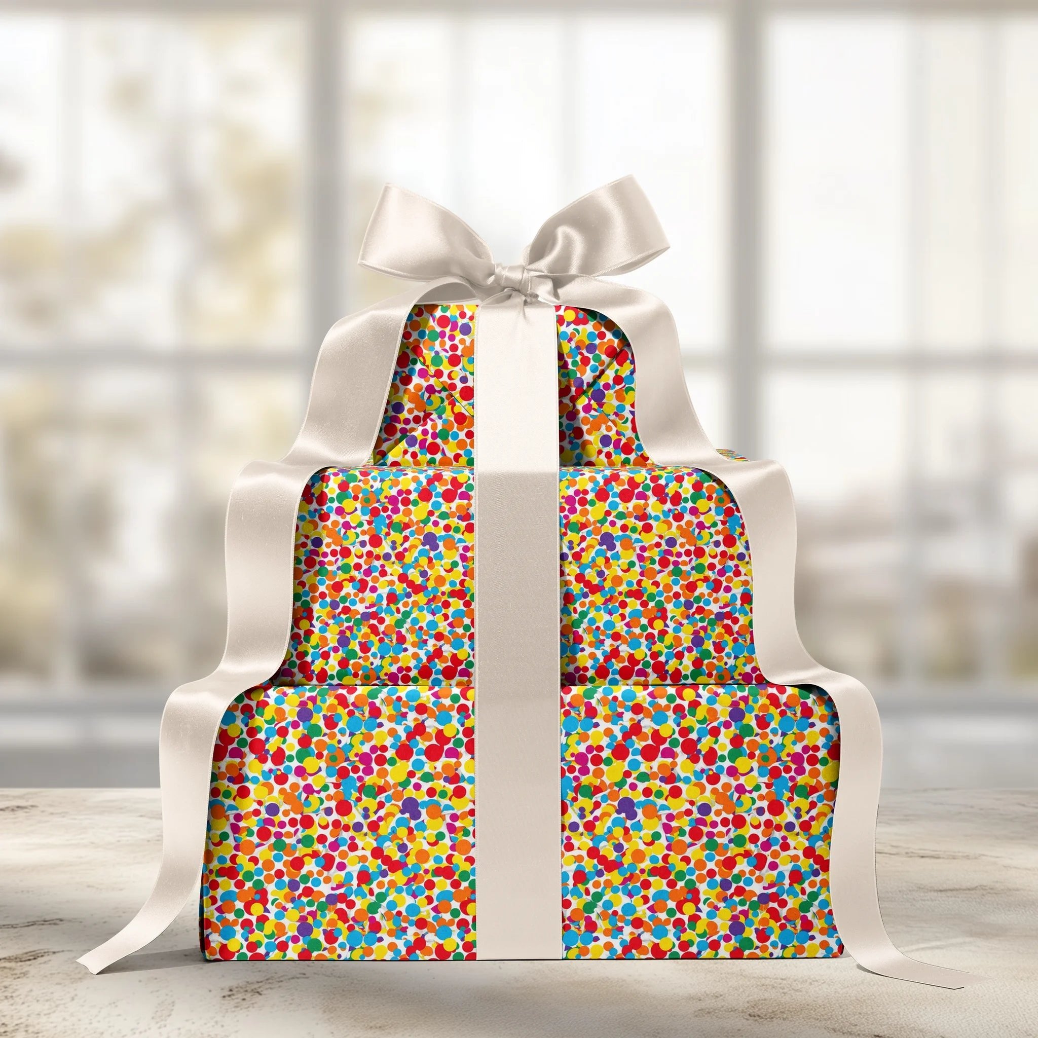 Confetti Countdown Gift Wrapping Paper