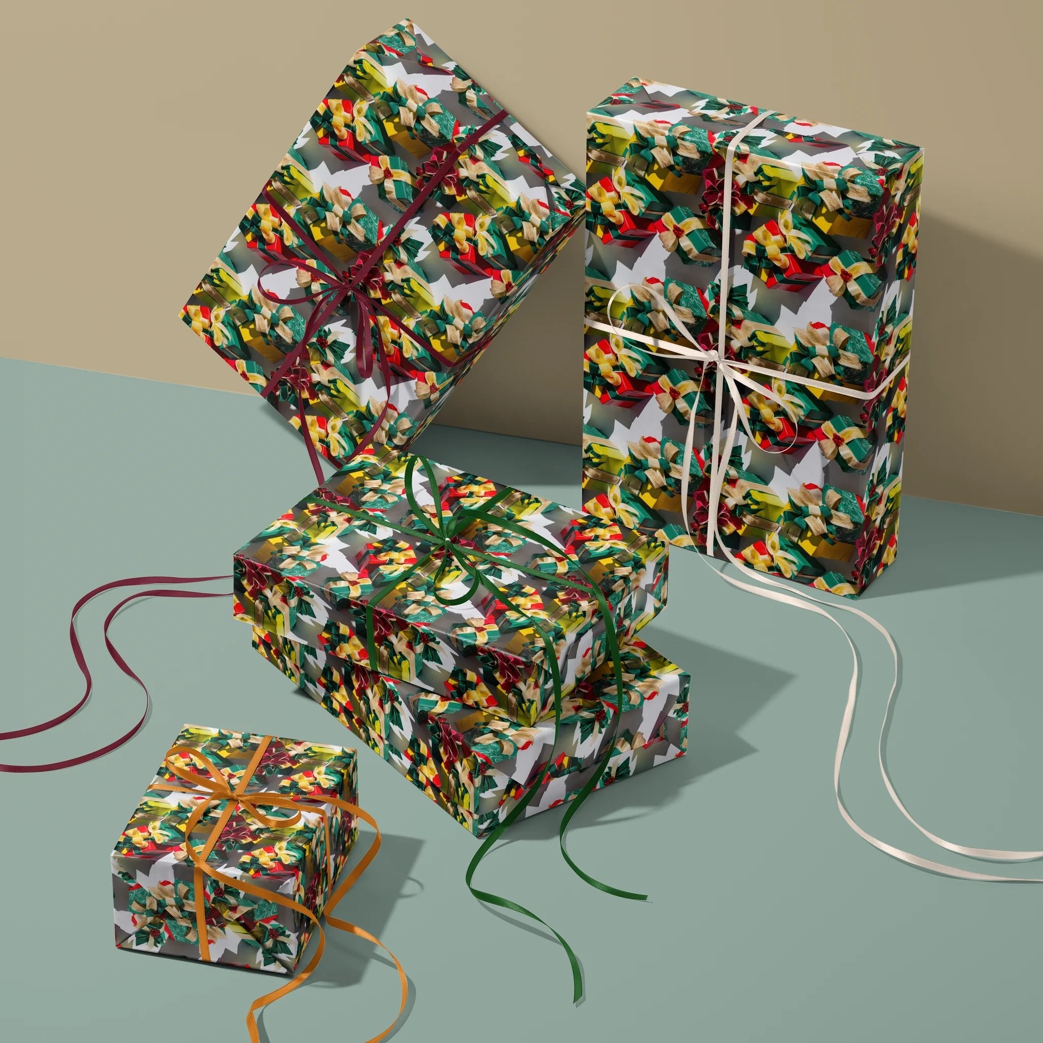 Curl Command Gift Wrapping Paper
