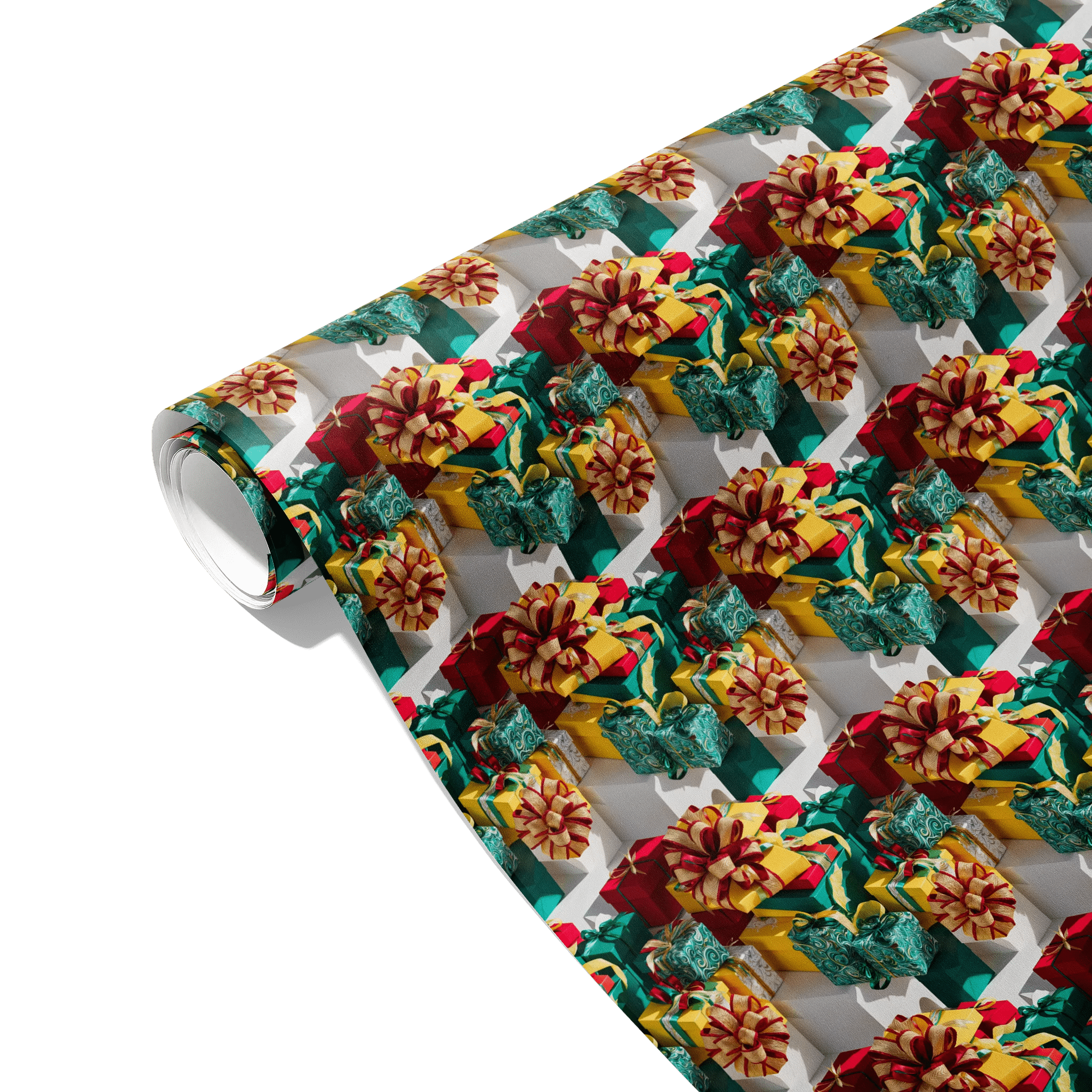 Cleverly Contained Gift Wrapping Paper