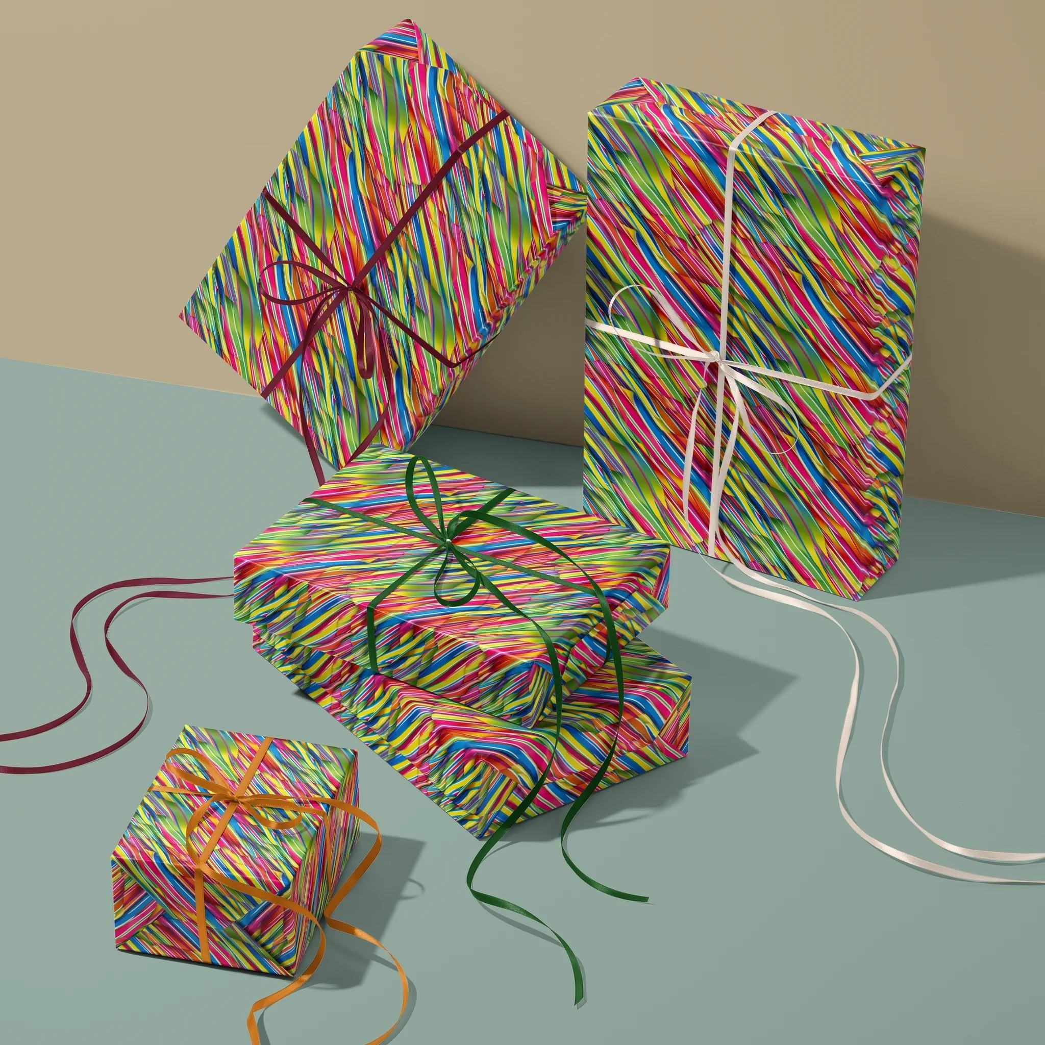 Party Line Express Gift Wrapping Paper