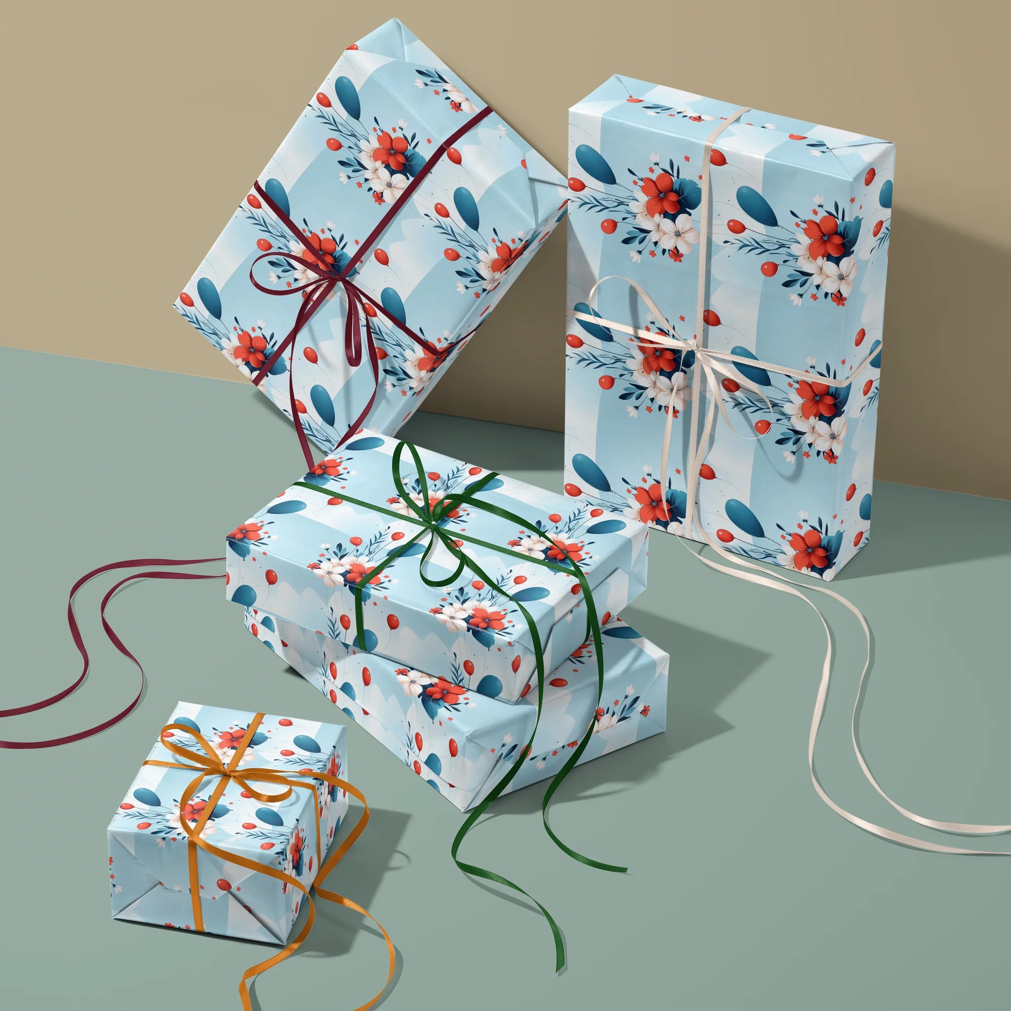 Up Up & Array Gift Wrapping Paper