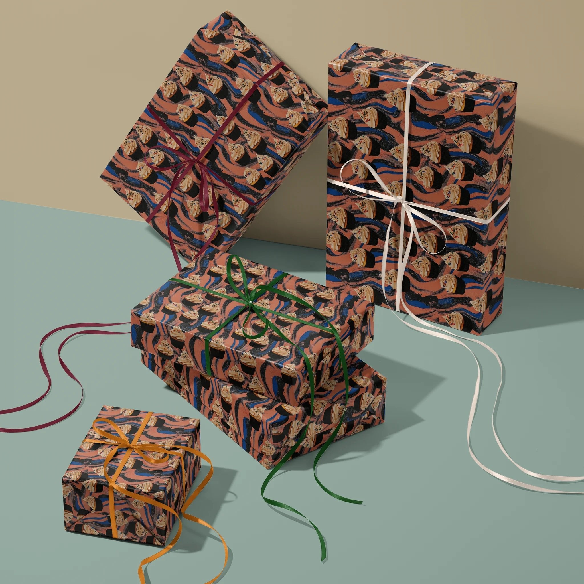 Slice Surprise Gift Wrapping Paper