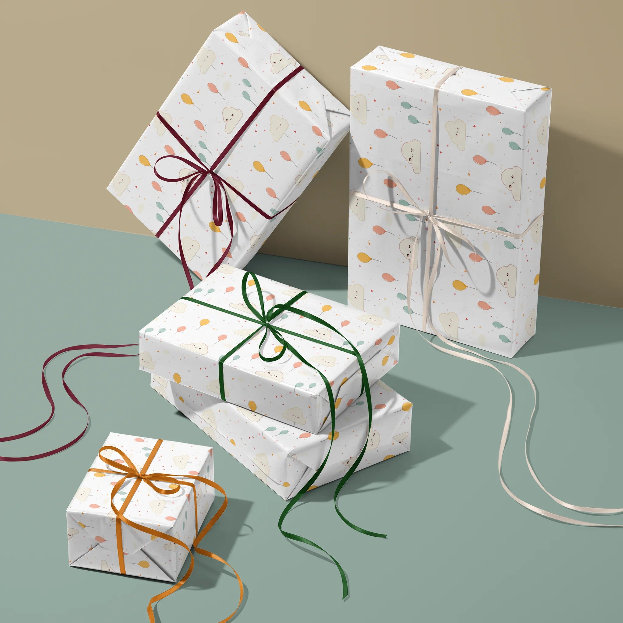 Cloud Nine Wishes Gift Wrapping Paper