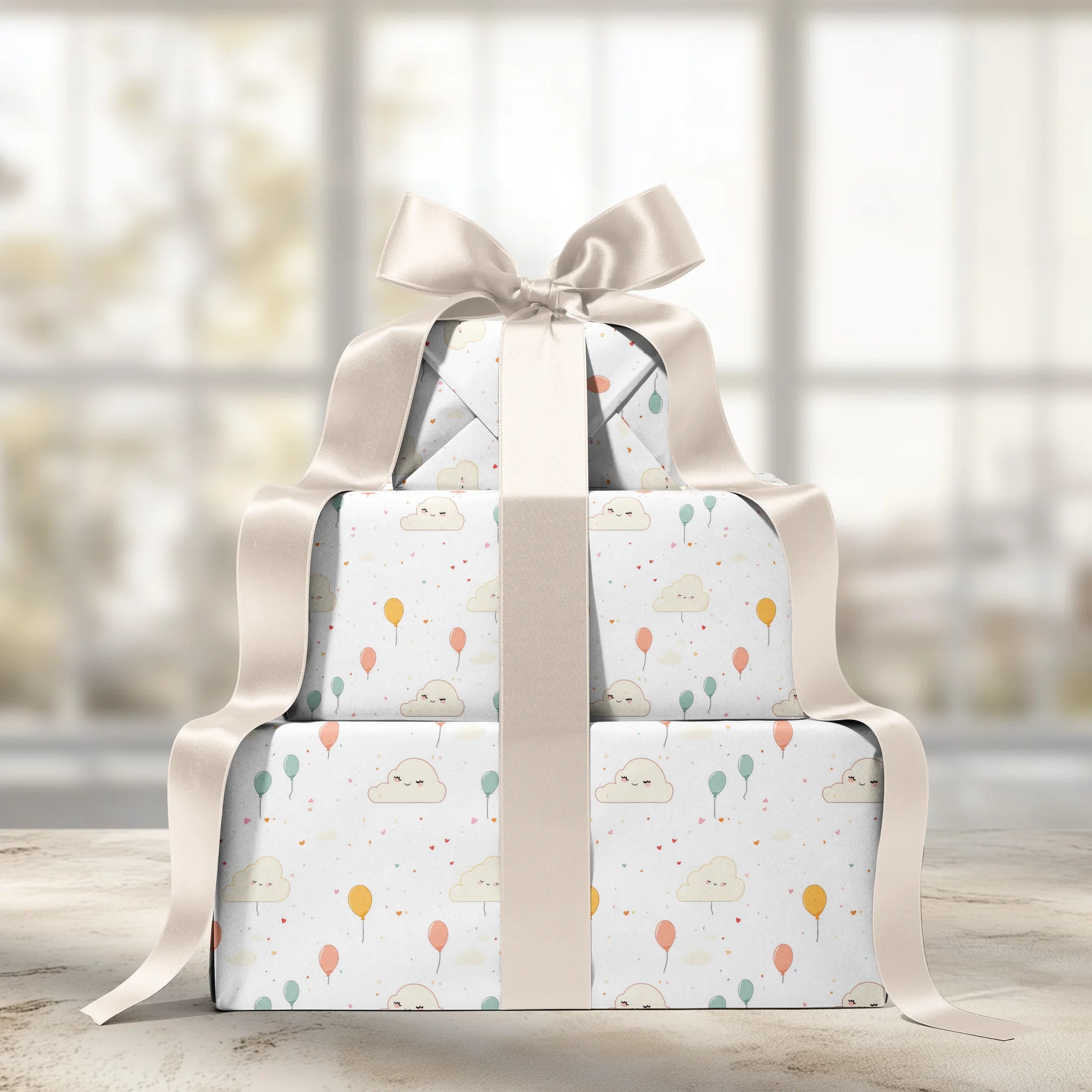 Cloud Nine Wishes Gift Wrapping Paper