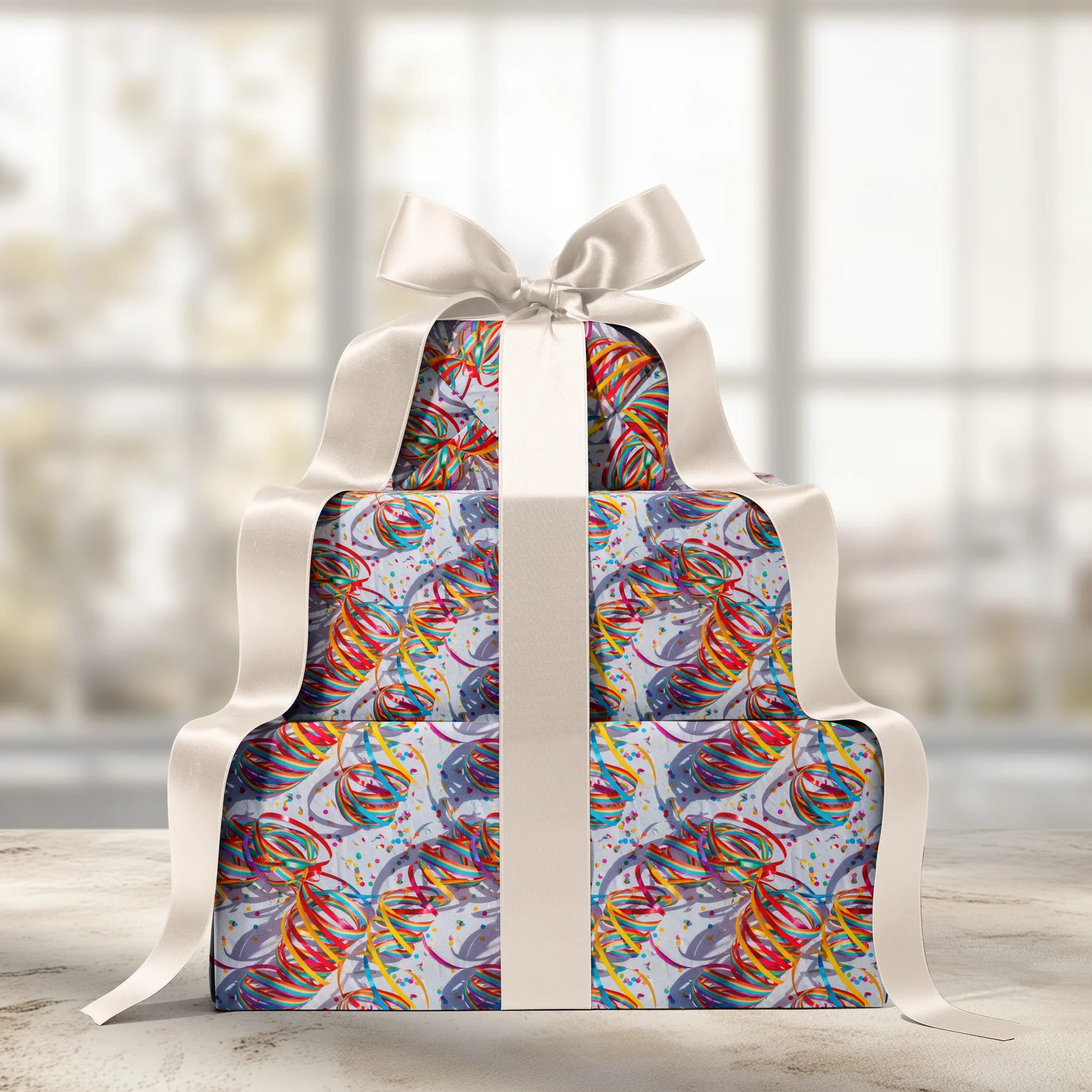 Ribbon Rerun Gift Wrapping Paper