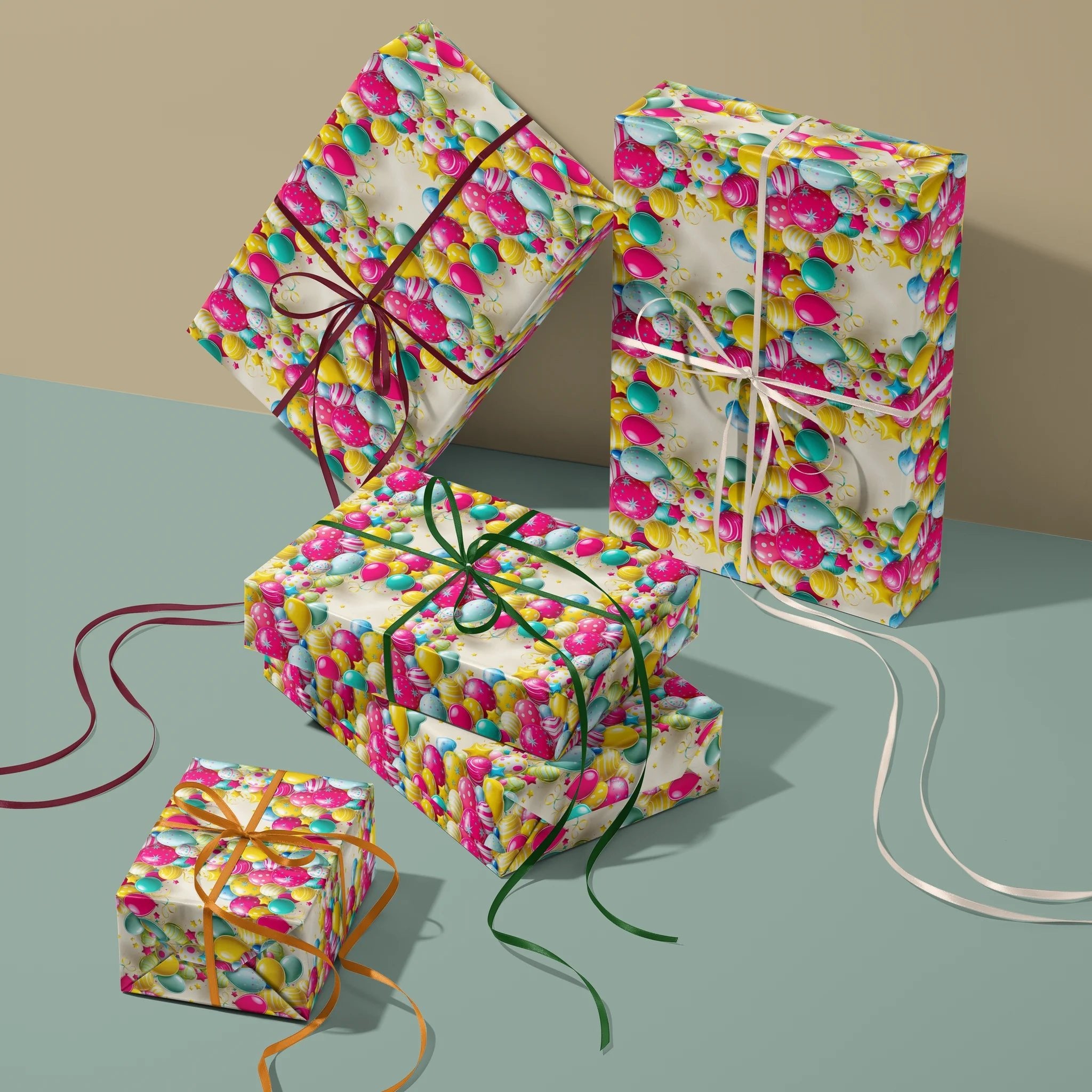 Pop the Confetti Gift Wrapping Paper