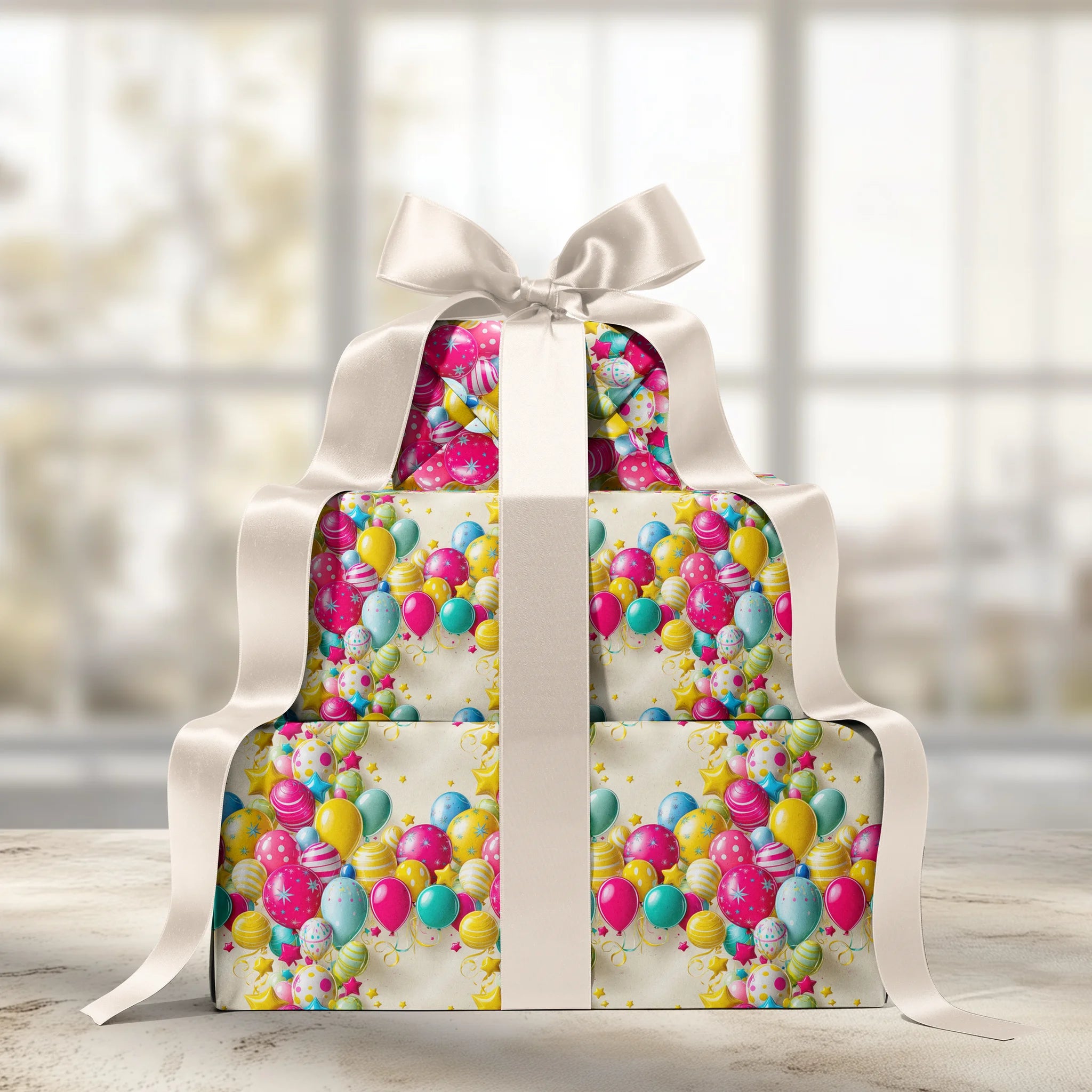 Pop the Confetti Gift Wrapping Paper
