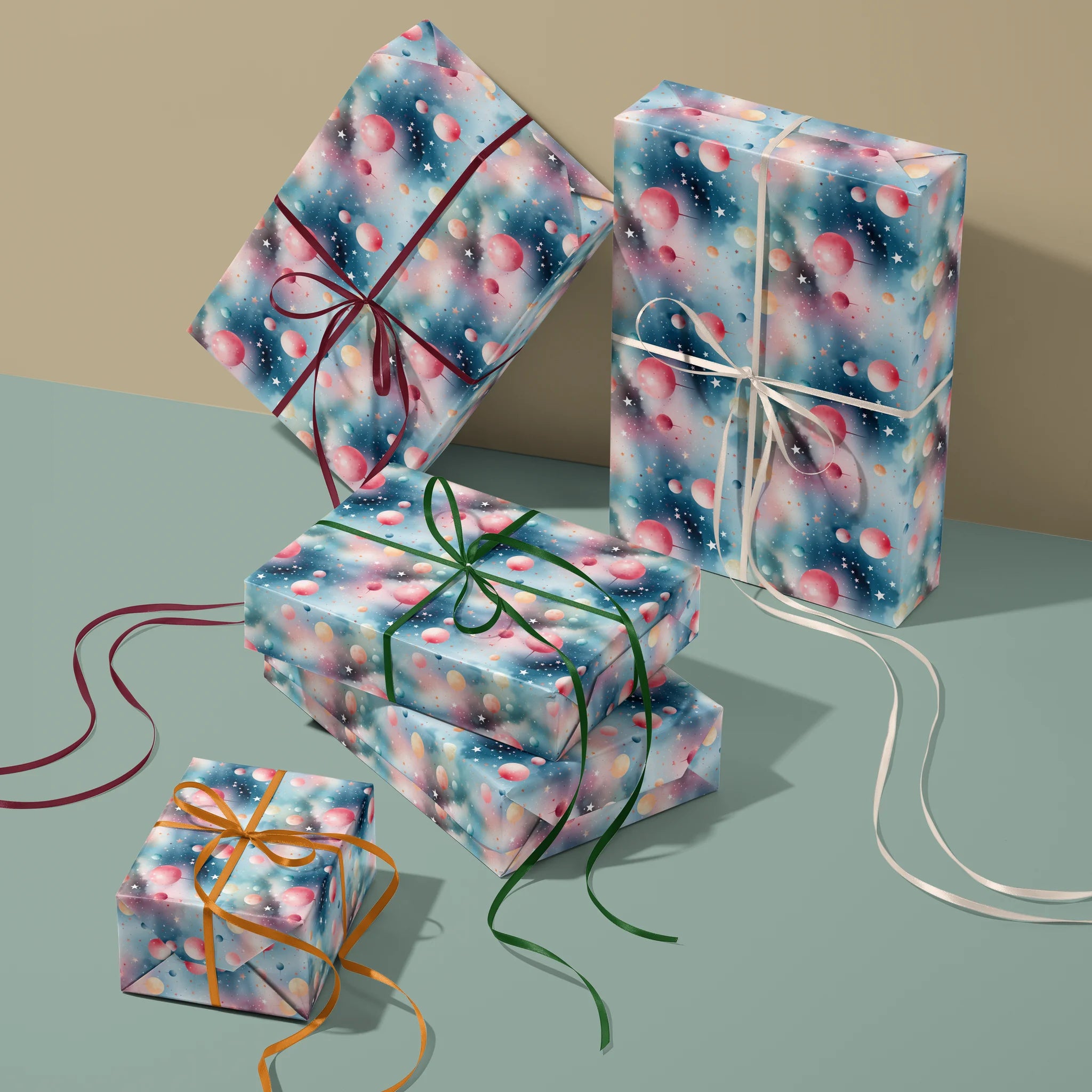 Helium Realm Gift Wrapping Paper