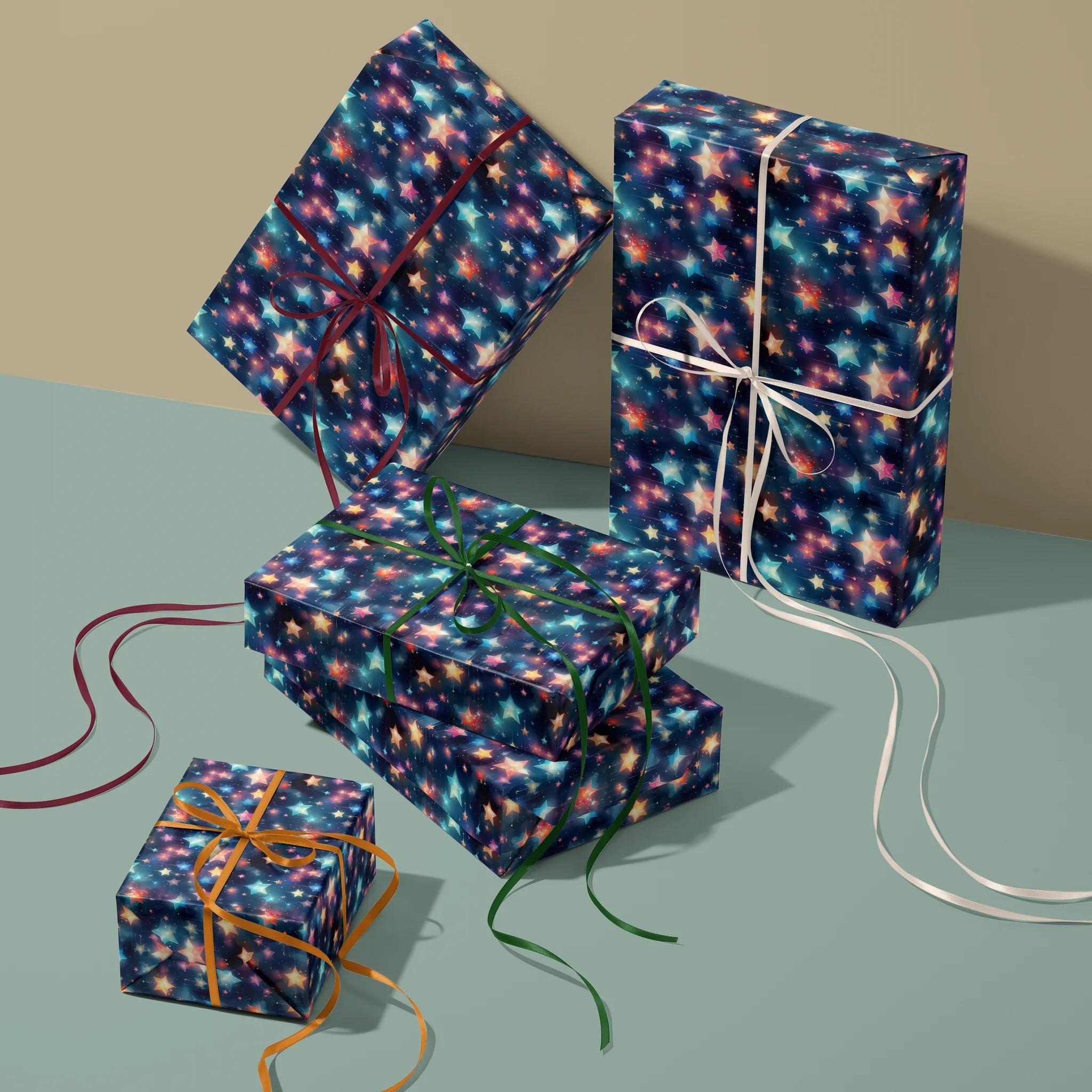 Cosmic Cheers Gift Wrapping Paper
