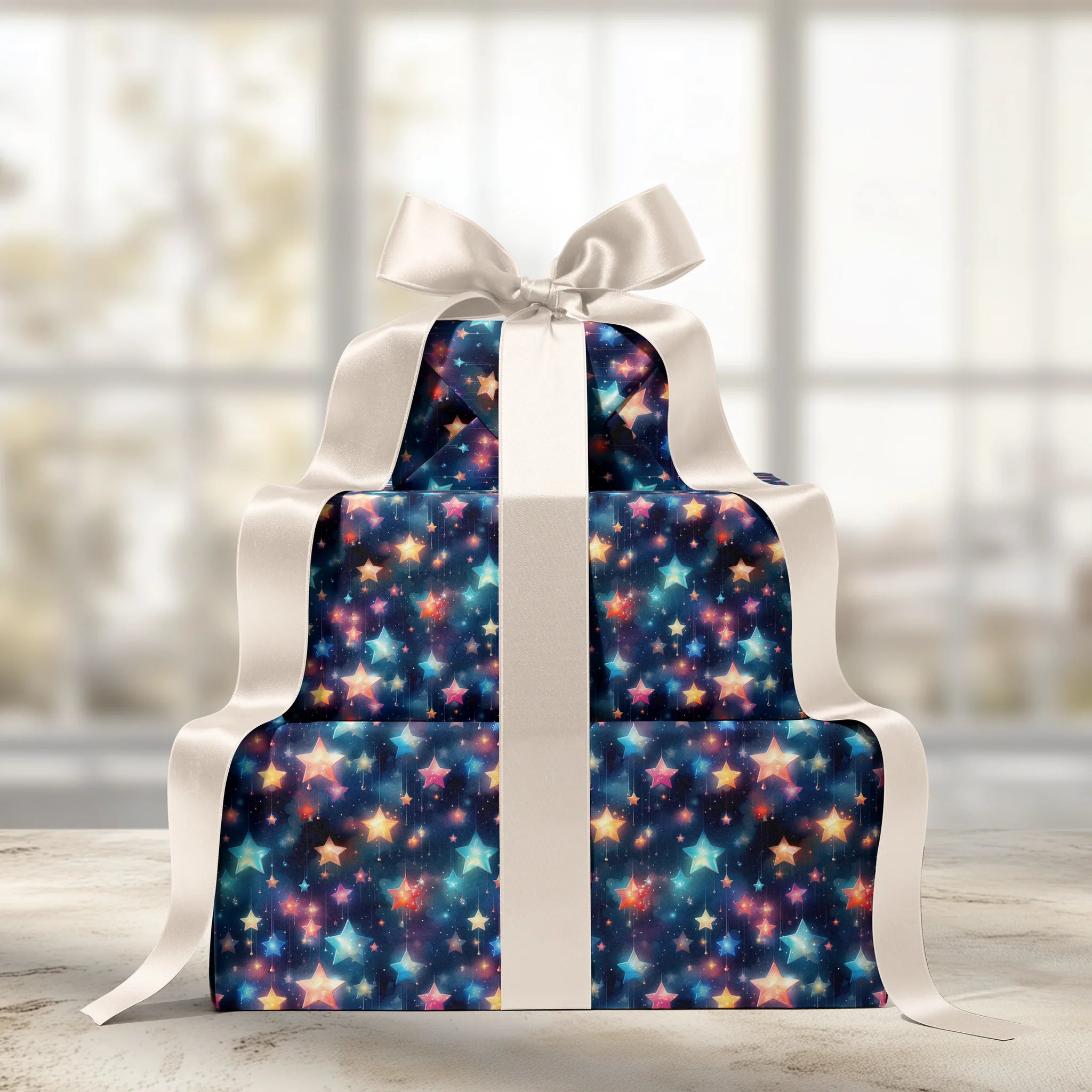 Cosmic Cheers Gift Wrapping Paper