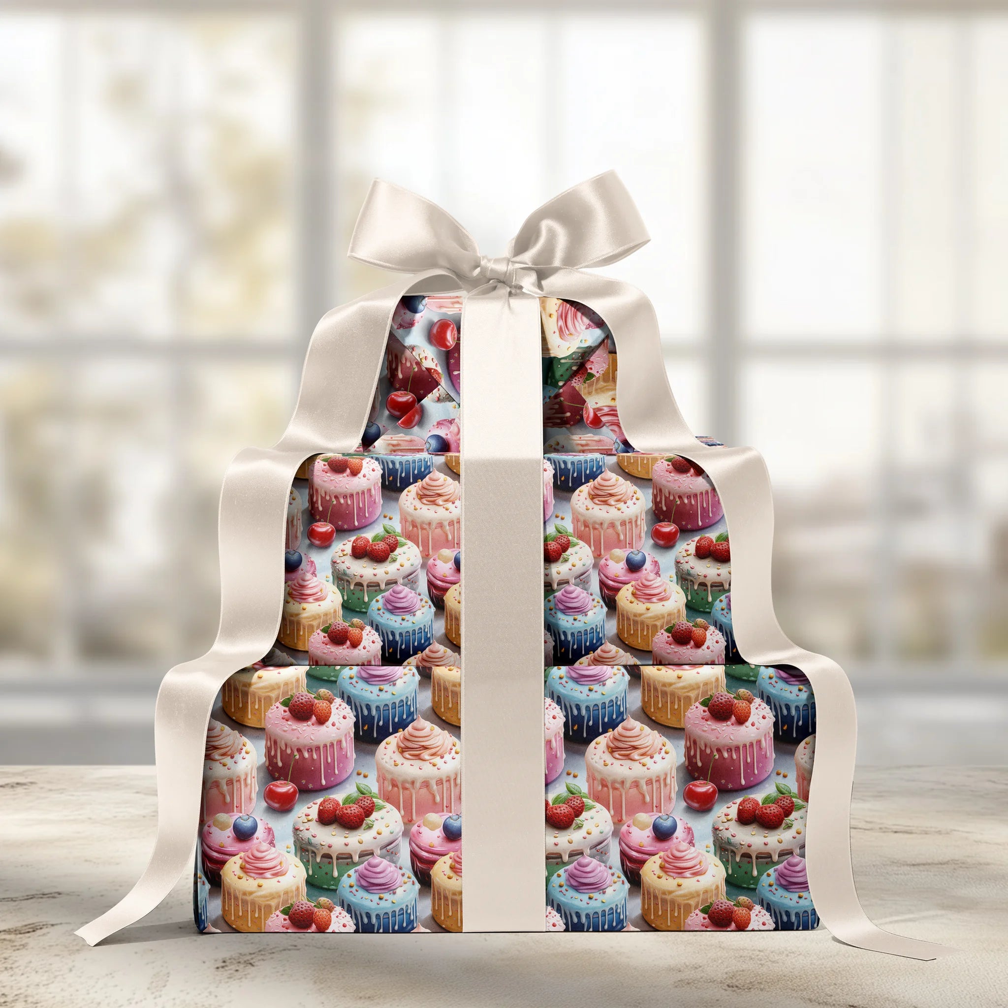 Frosted Wishes Gift Wrapping Paper