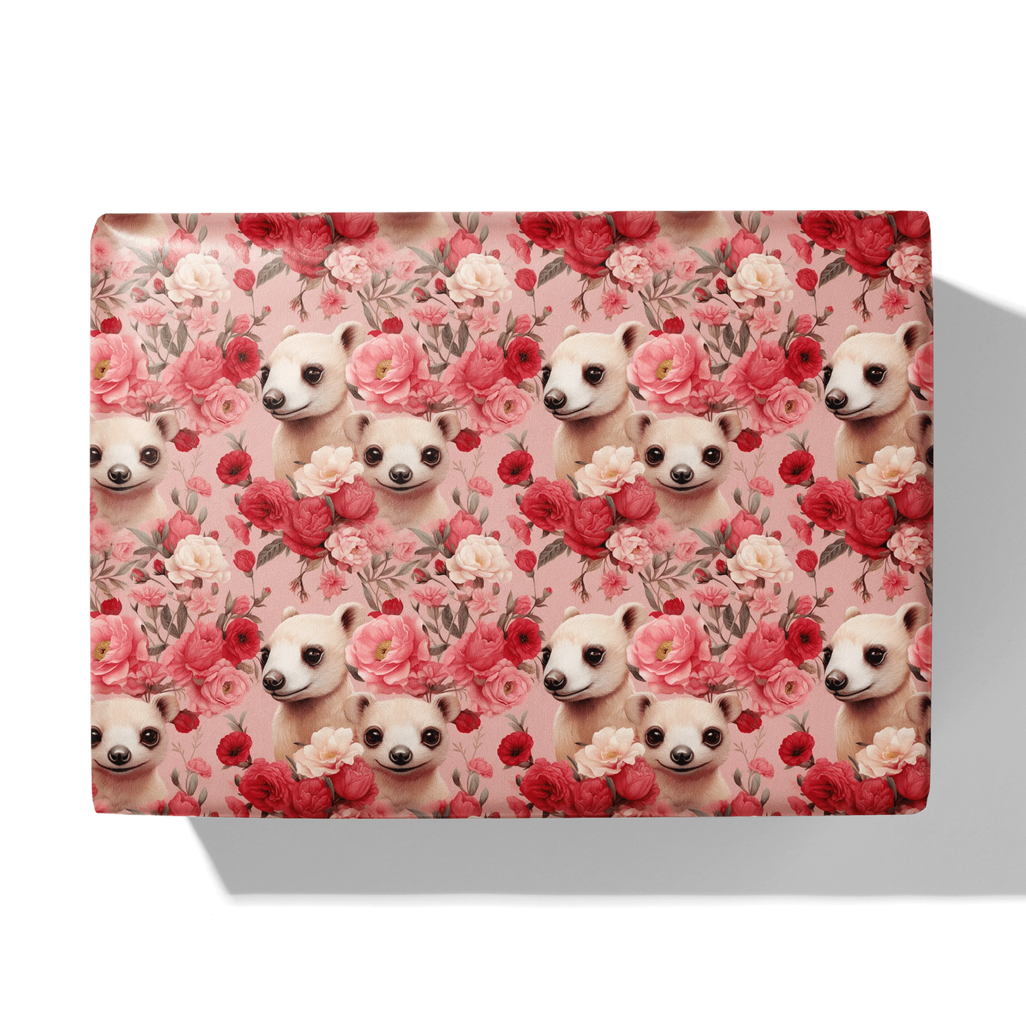 Blossoming Meerkat Family Gift Wrapping Paper