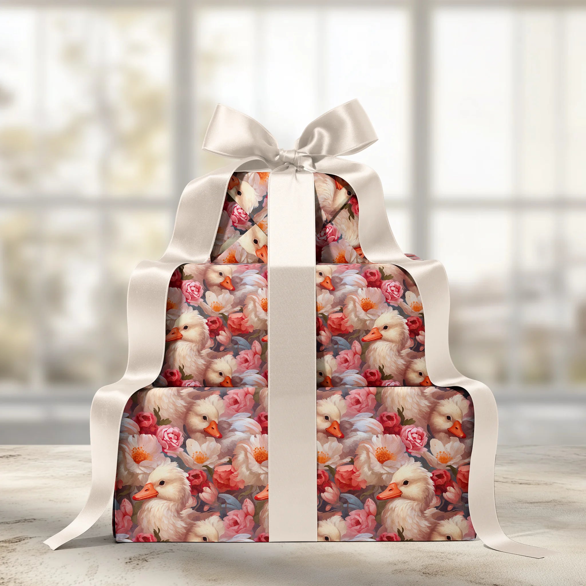 Blooming Serenity Gift Wrapping Paper